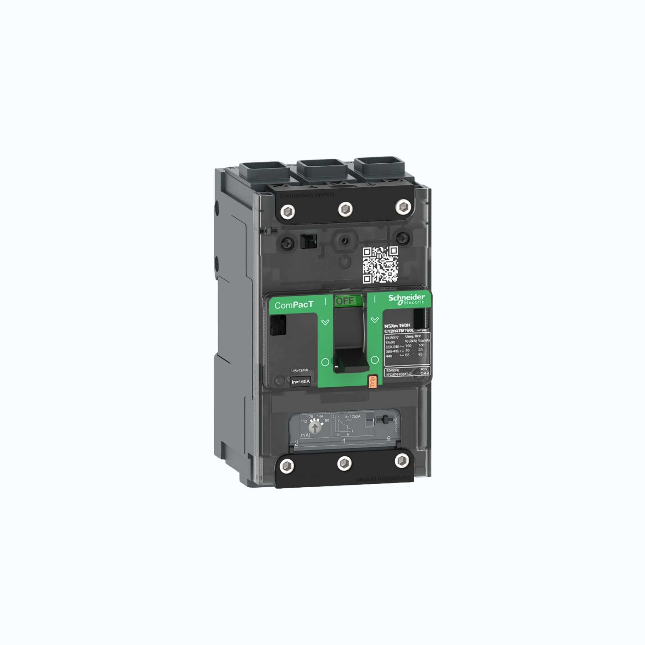 Schneider EverlinkTM Connectors  3P-ComPacT NSXm dengan H (70 kA)-TM100D-C11H3TM