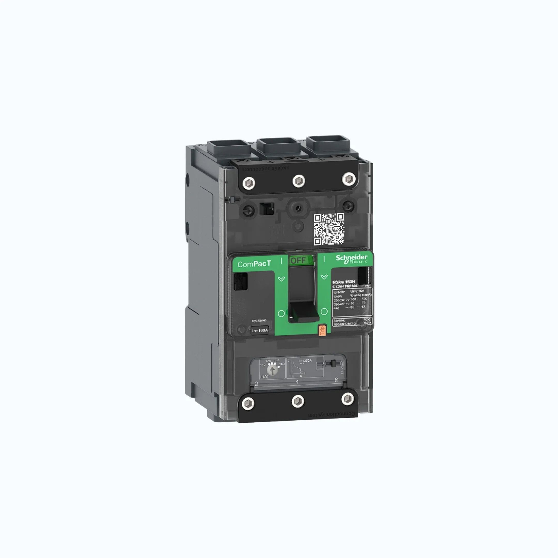 Schneider EverlinkTM Connectors  3P-ComPacT NSXm dengan H (70 kA)-TM40D-C11H3TM0