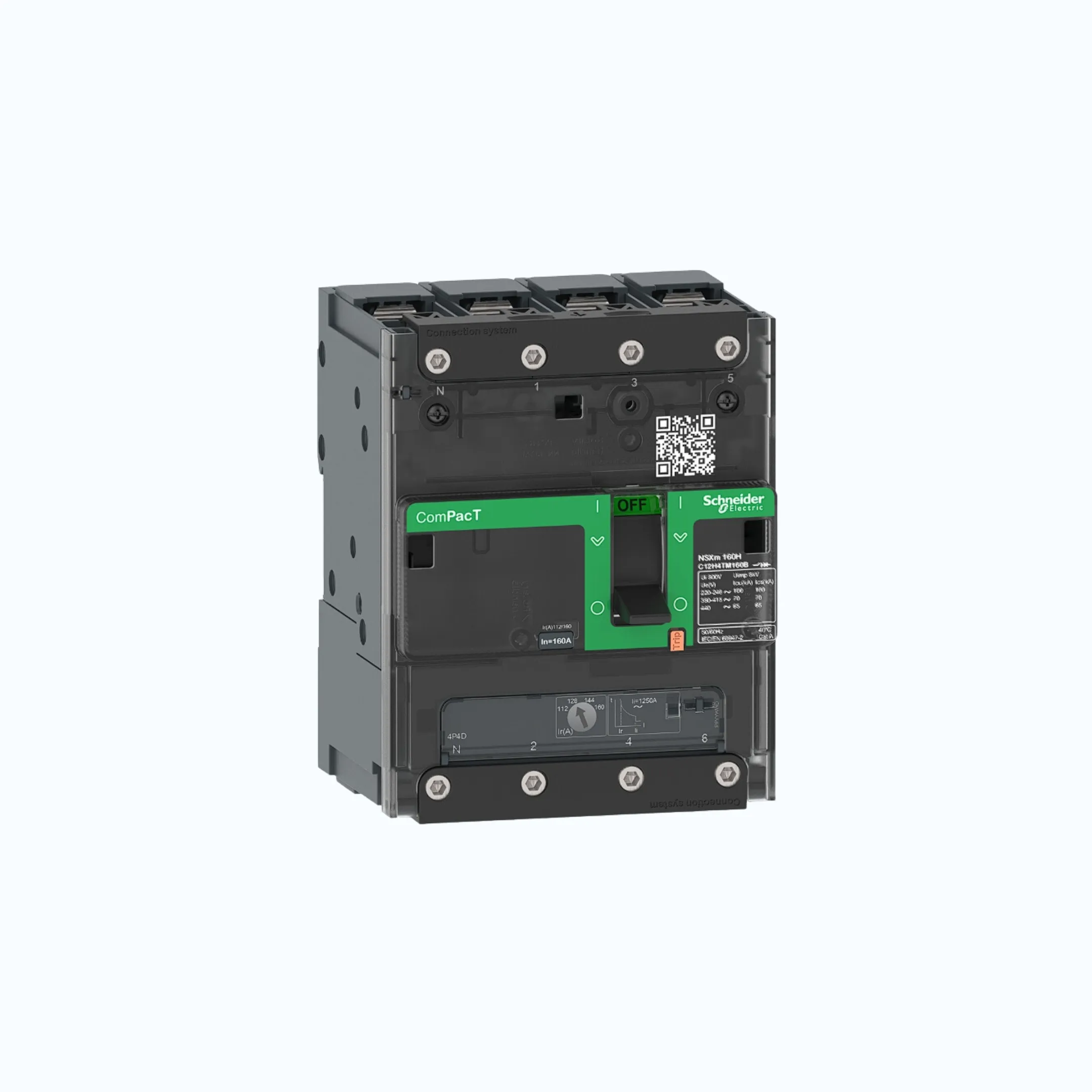 Schneider Busbar Connectors  4P-ComPacT NSXm dengan N (50 kA)- TM16D-C11N6TM016B