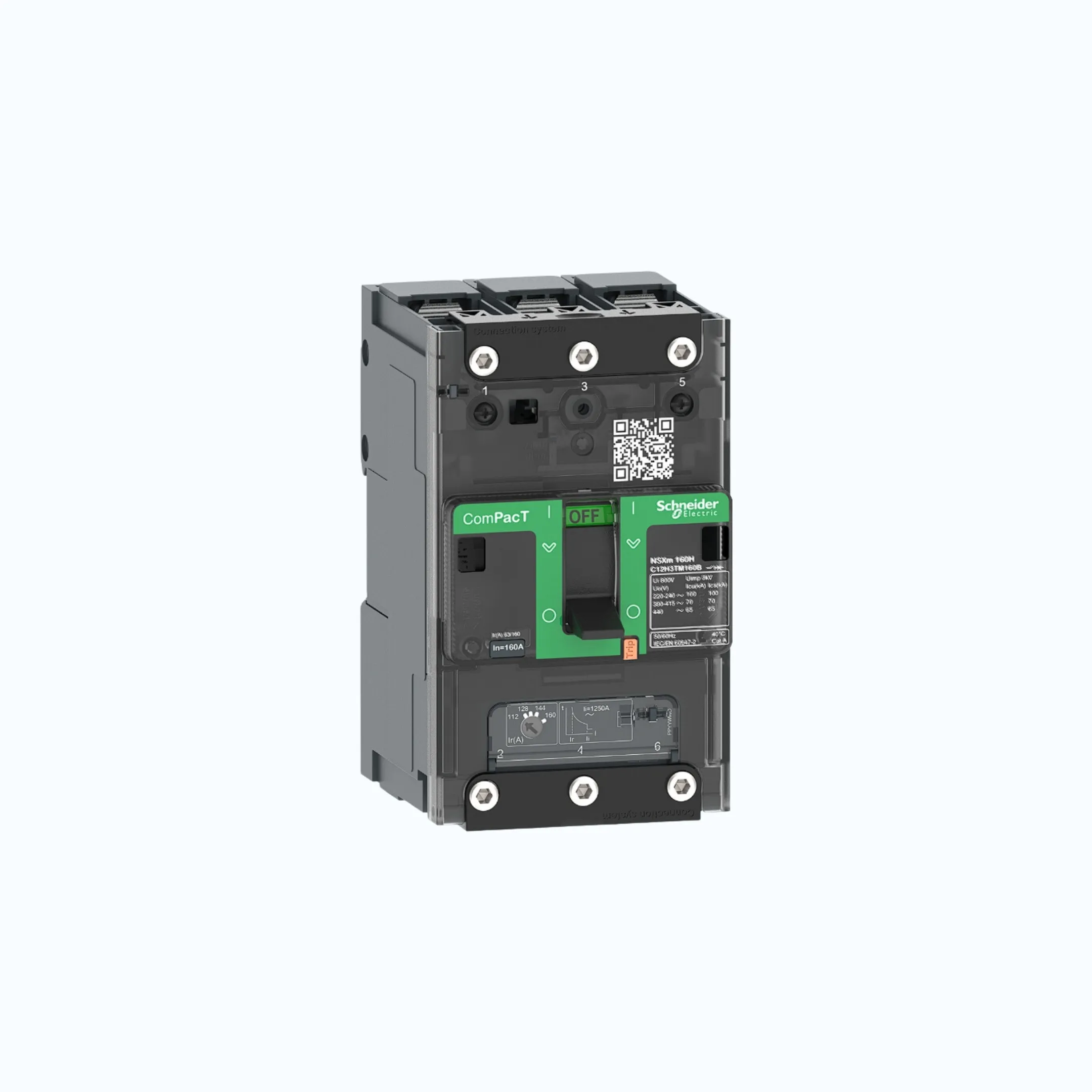 Schneider Busbar Connectors  3P-ComPacT NSXm dengan N (50 kA)-TM32D-C11N3TM032B