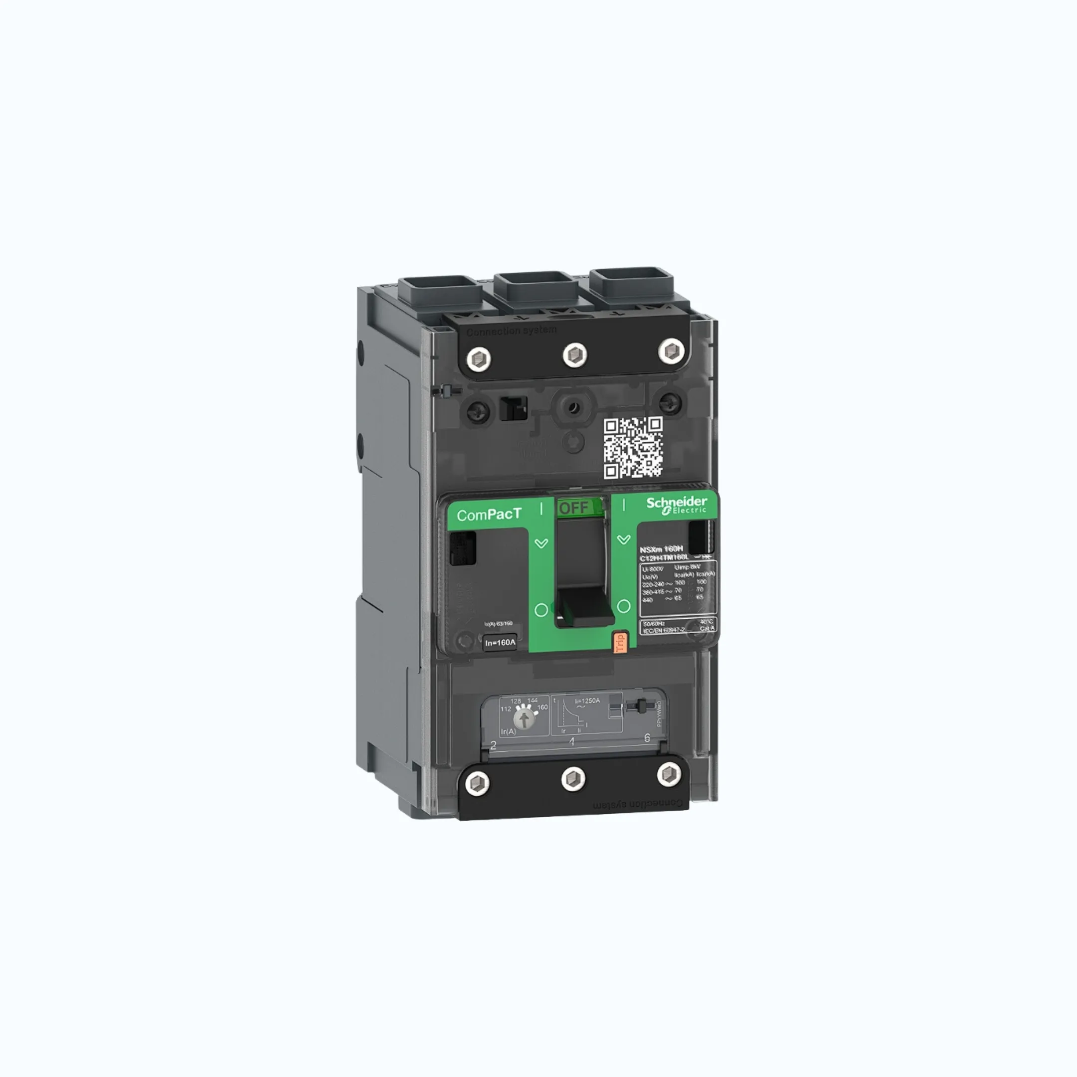 Schneider EverlinkTM Connectors  3P-ComPacT NSXm dengan N (50 kA)-TM32D- C11N3TM