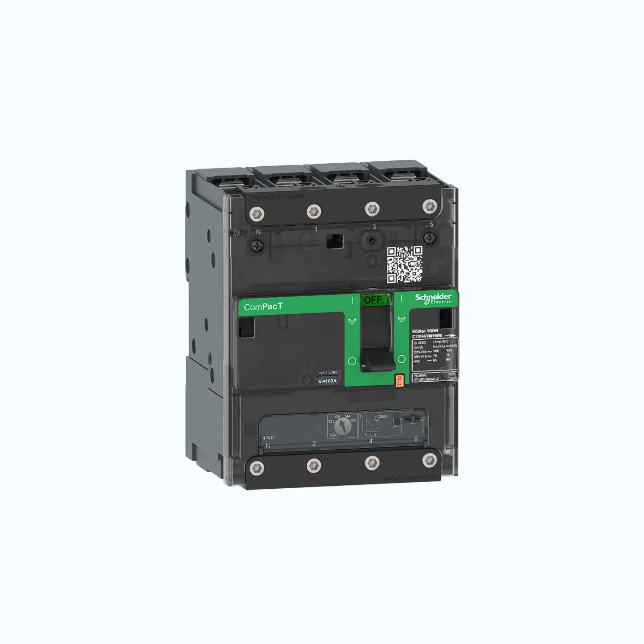 Schneider Busbar Connectors  4P-ComPacT NSXm dengan F (36 kA)-TM63D-C11F6TM063B
