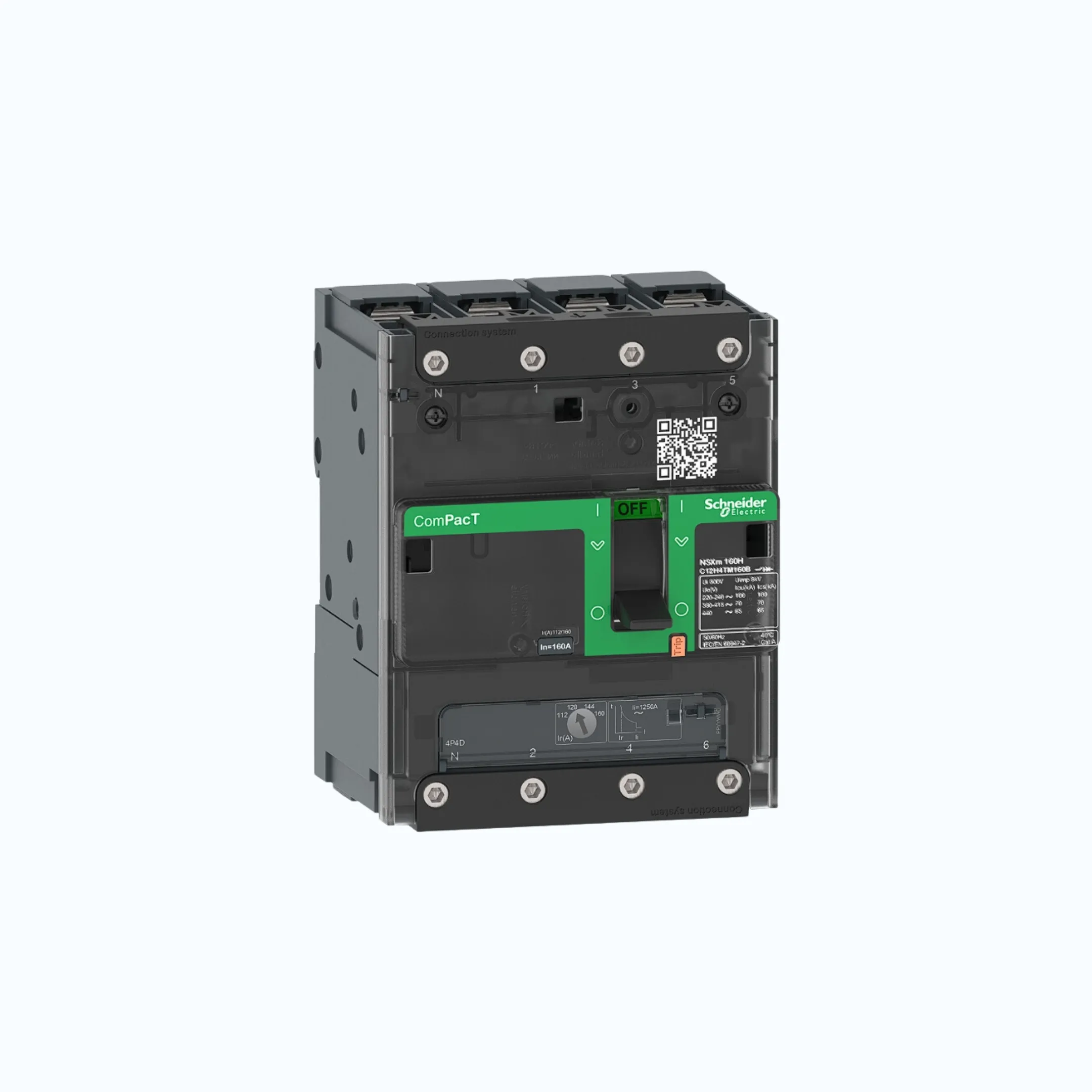 Schneider Busbar Connectors  4P-ComPacT NSXm dengan F (36 kA)-TM50D-C11F6TM050B