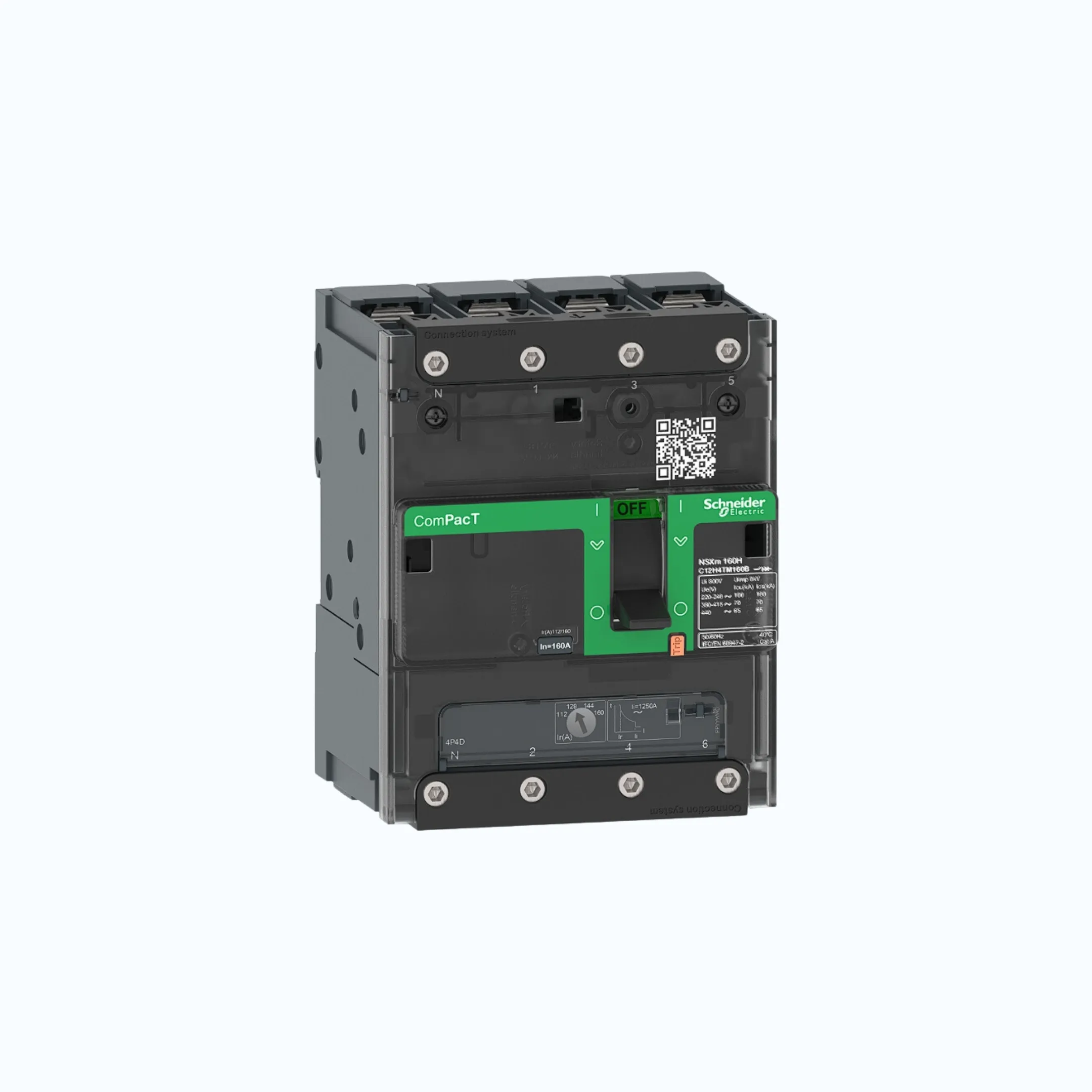 Schneider Busbar Connectors  4P-ComPacT NSXm dengan F (36 kA)-TM25D-C11F6TM025B