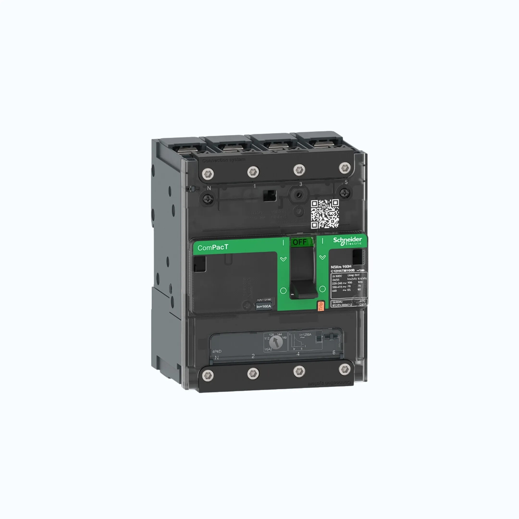Schneider Busbar Connectors  4P-ComPacT NSXm dengan F (36 kA)- TM16D- C11F6TM016