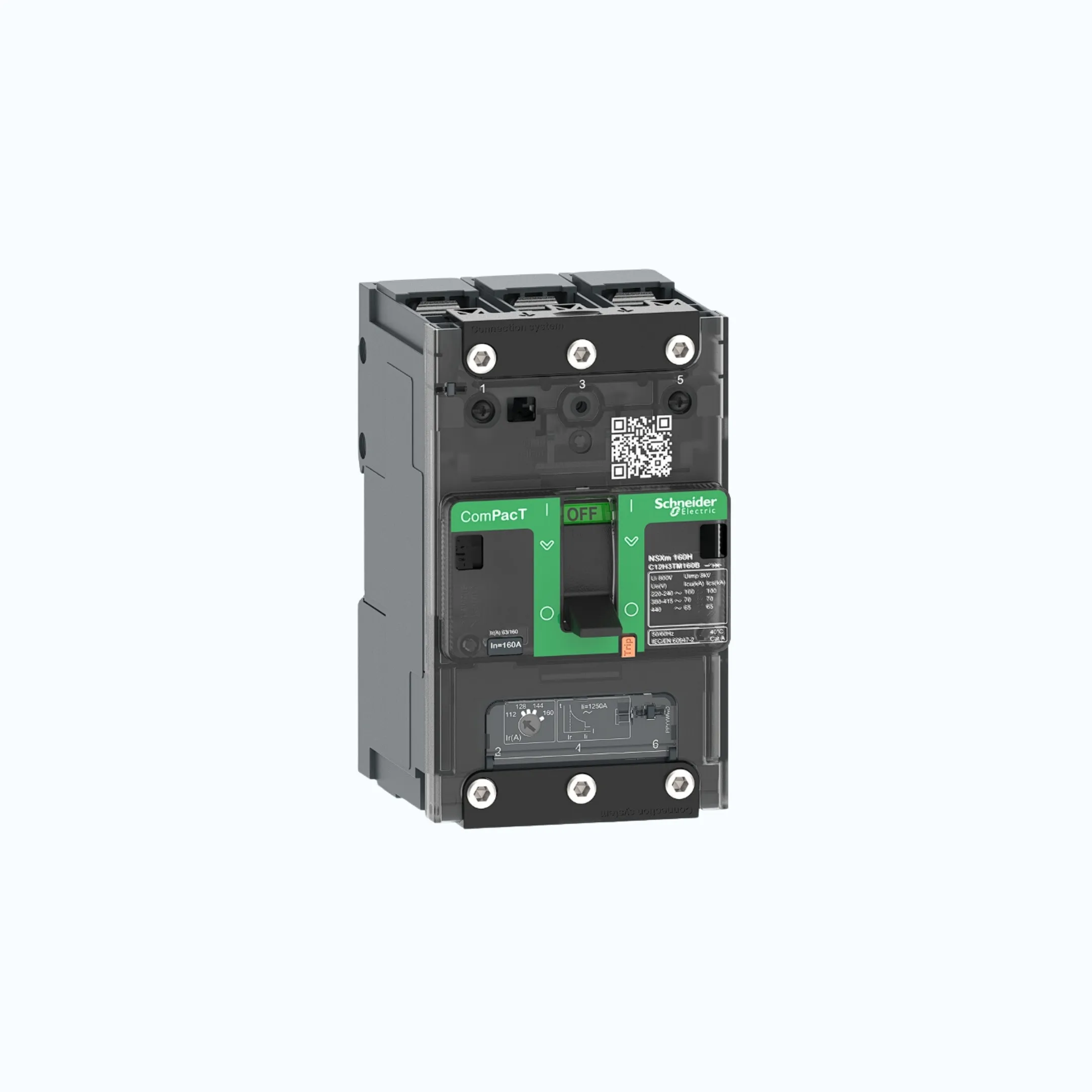 Schneider Busbar Connectors  3P-ComPacT NSXm dengan F (36 kA)-TM63D-C11F3TM063B