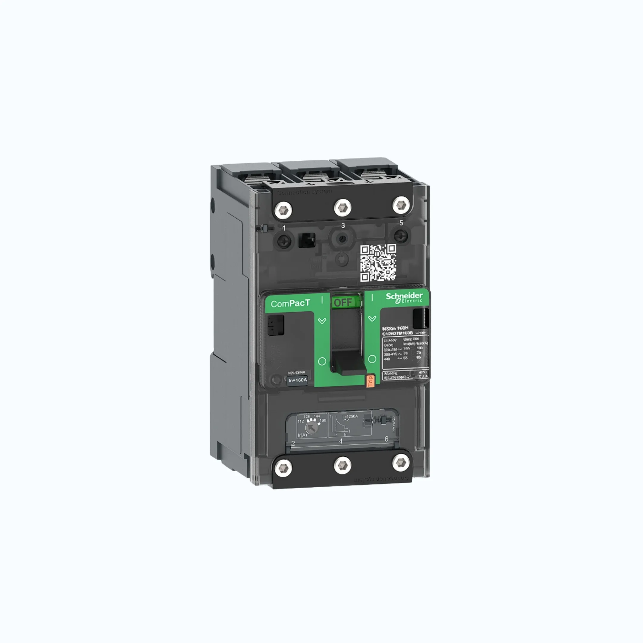 Schneider Busbar Connectors  3P-ComPacT NSXm dengan F (36 kA)-TM32D-C11F3TM032B
