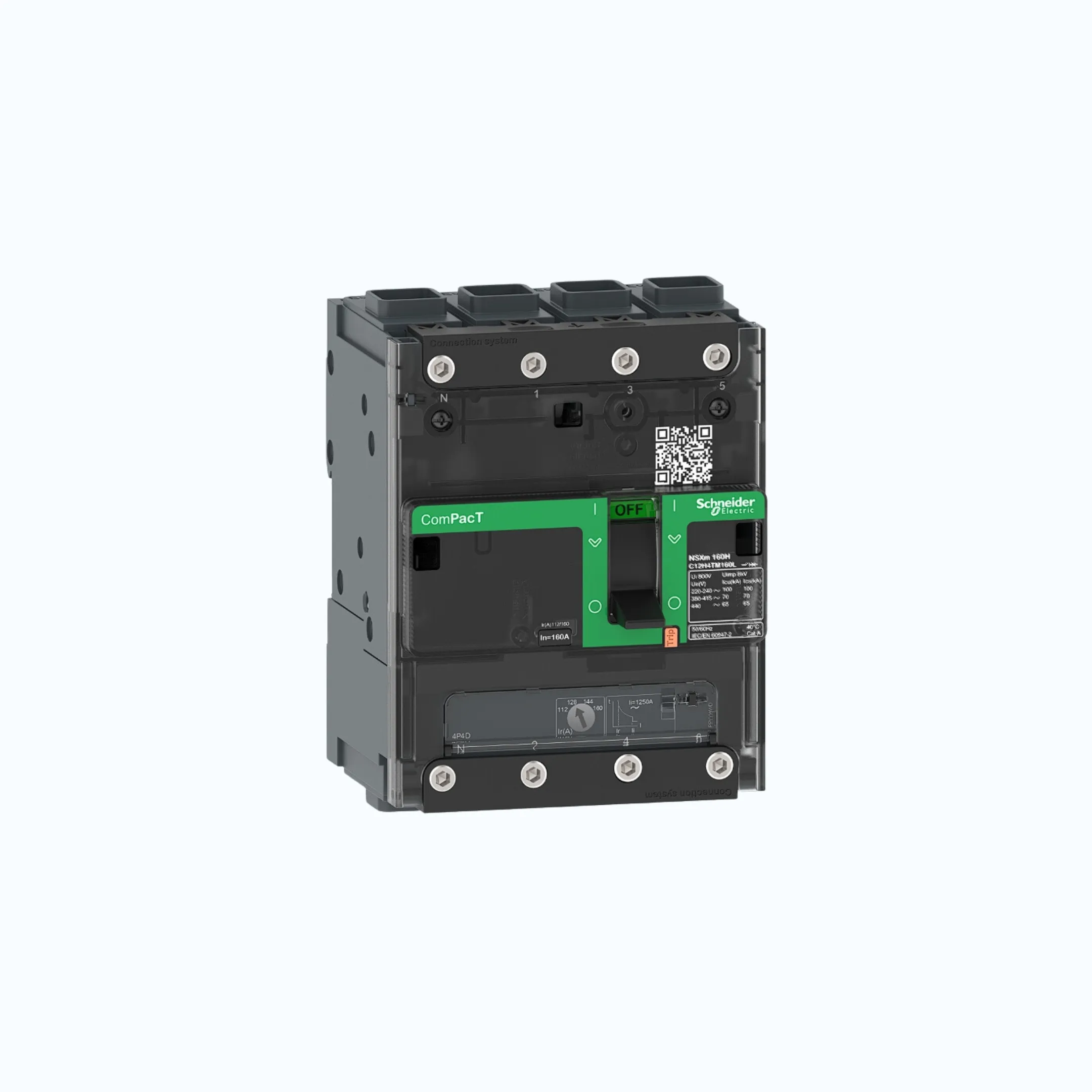Schneider EverlinkTM Connectors  4P-ComPacT NSXm dengan F (36 kA)-TM32D-C11F6TM0
