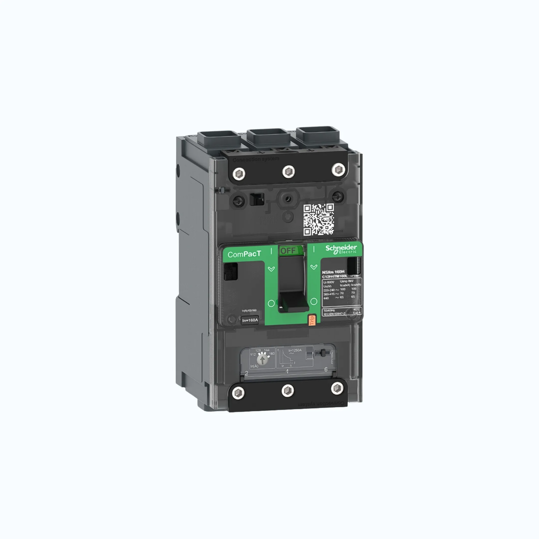 Schneider EverlinkTM Connectors  3P-ComPacT NSXm dengan F (36 kA)-TM40D-C11F3TM0