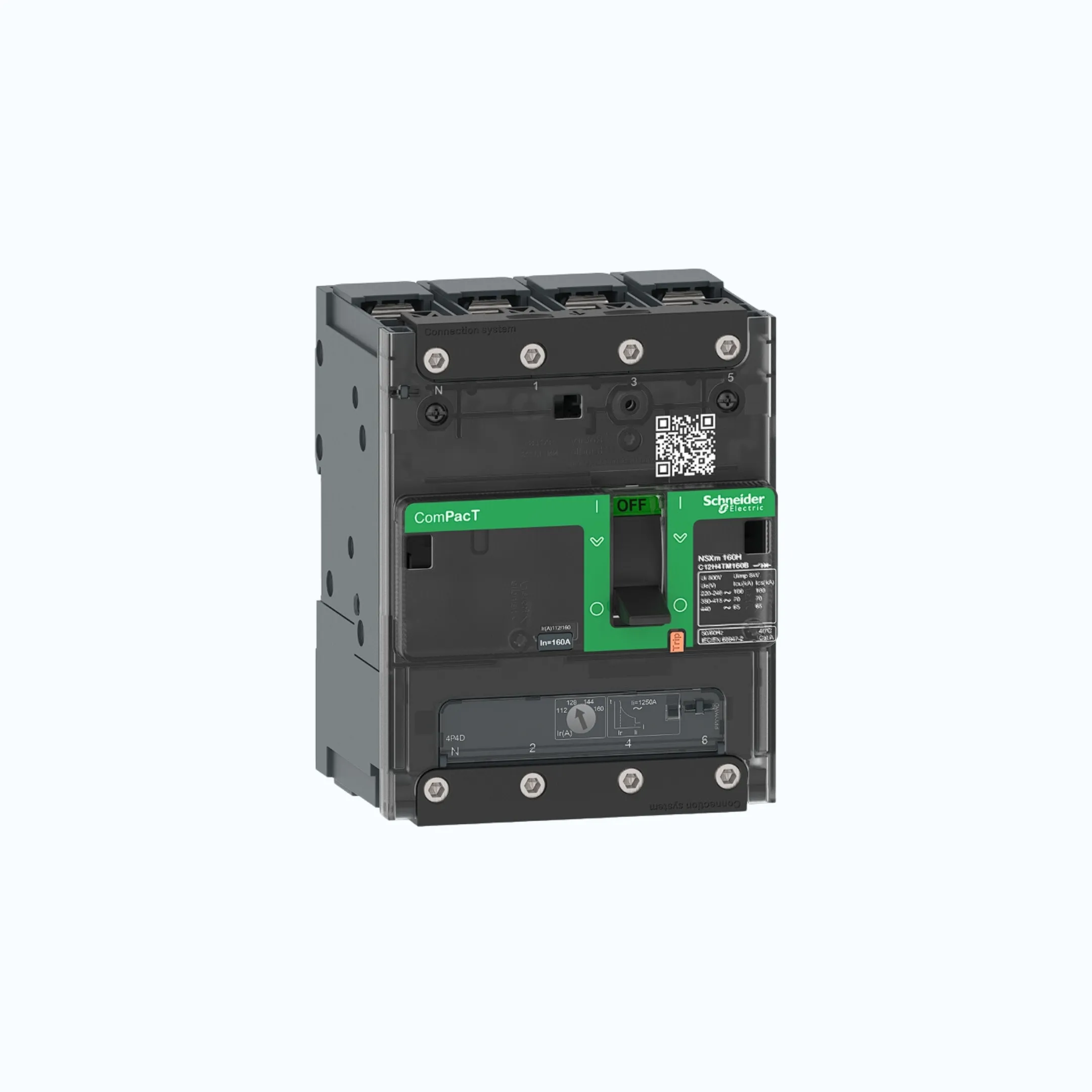 Schneider Busbar Connectors  4P-ComPacT NSXm dengan B (25 kA)- TM16D-C11B6TM016B