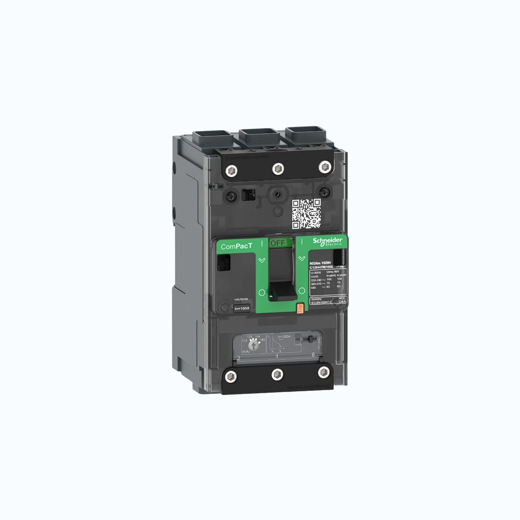Schneider EverlinkTM Connectors  3P-ComPacT NSXm dengan B (25 kA)-TM50D- C11B3TM