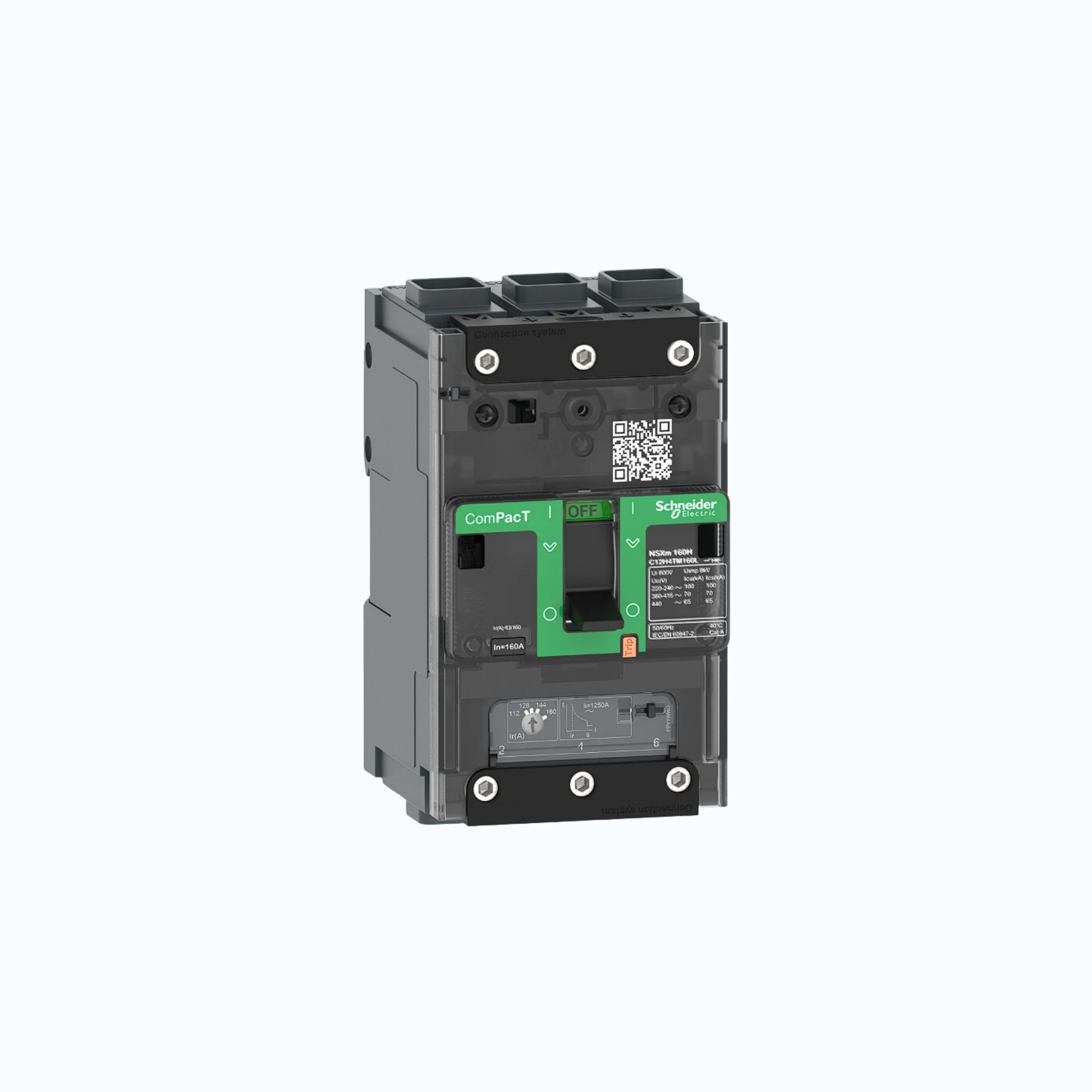 Schneider EverlinkTM Connectors  3P-ComPacT NSXm dengan B (25 kA)-TM32D-C11B3TM0