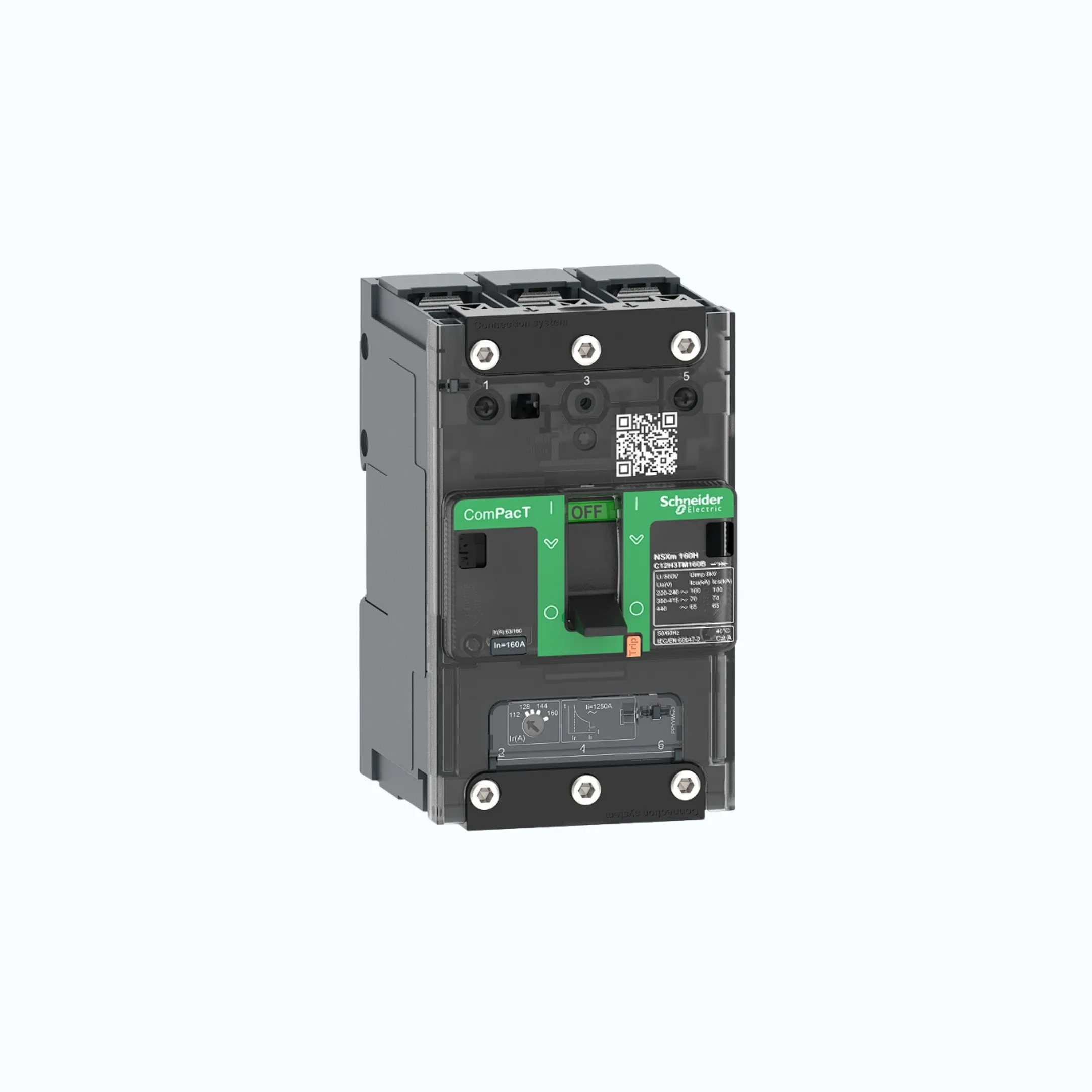 Schneider Busbar Connectors  4P- ComPacT NSXm dengan E (16 kA)-TM32D-C11E6TM032B
