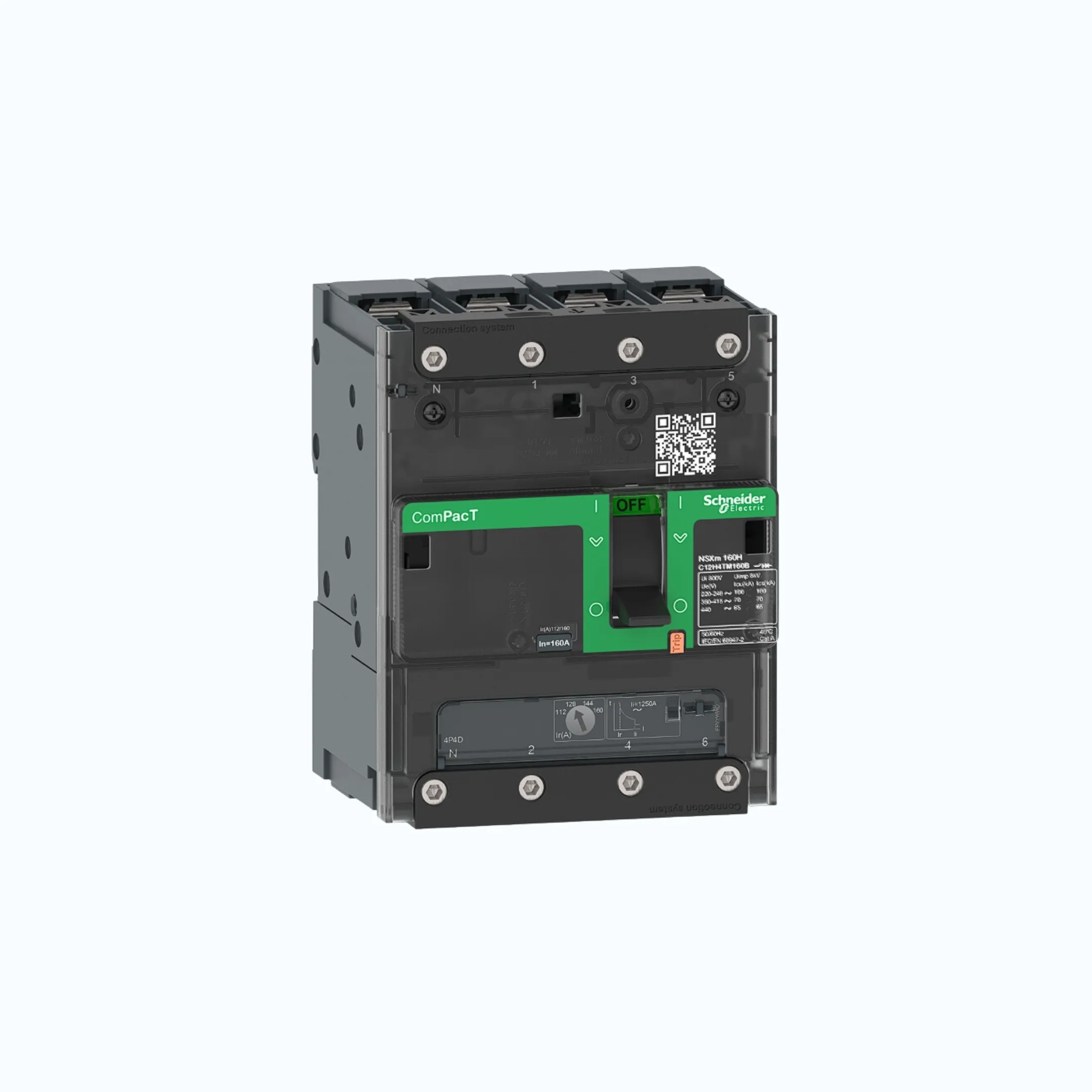 Schneider Busbar Connectors  4P- ComPacT NSXm dengan E (16 kA)-TM40D-C11E6TM040B
