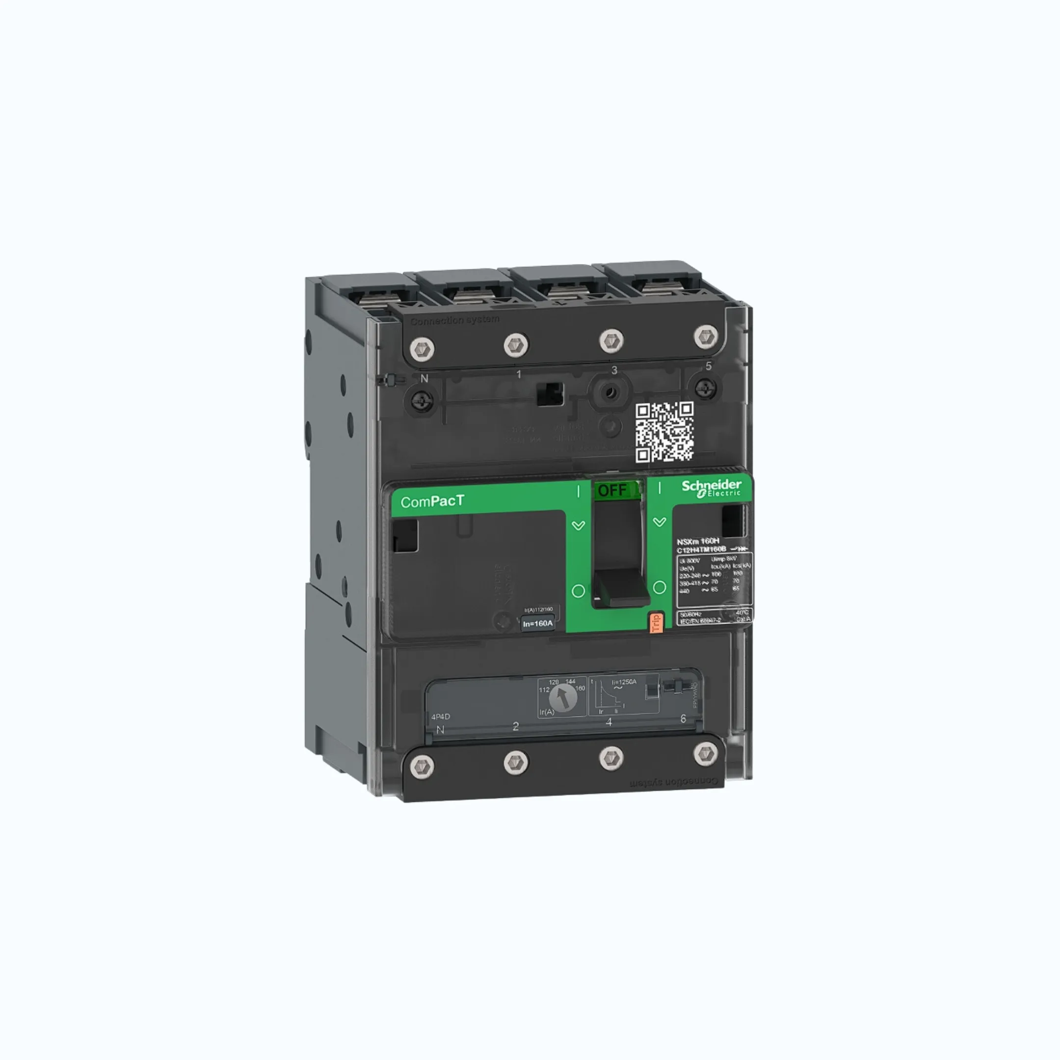 Schneider Busbar Connectors  4P- ComPacT NSXm dengan E (16 kA)-TM25D-C11E6TM025B