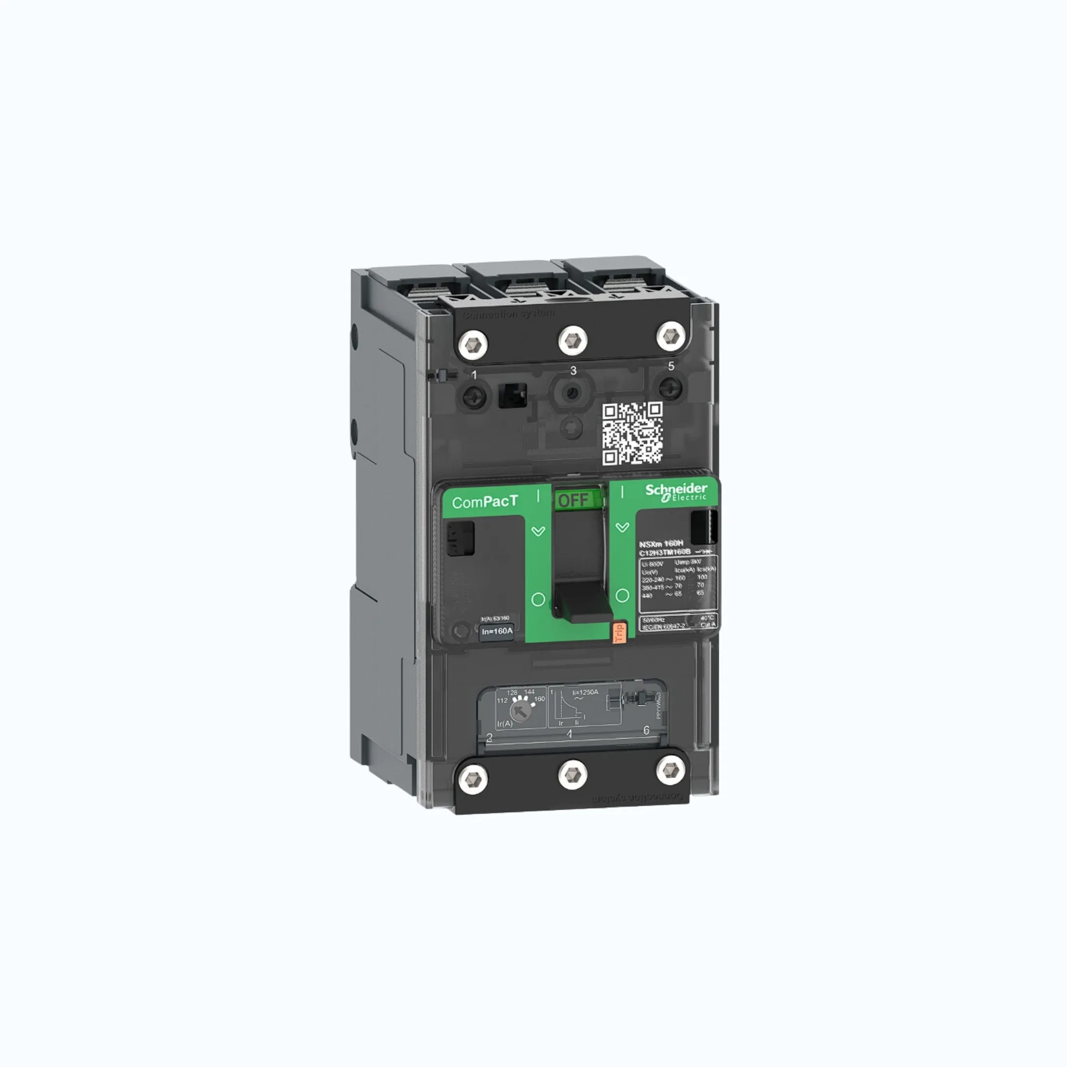 Schneider Busbar Connectors  3P- ComPacT NSXm dengan E (16 kA)-TM160D -C12E3TM16