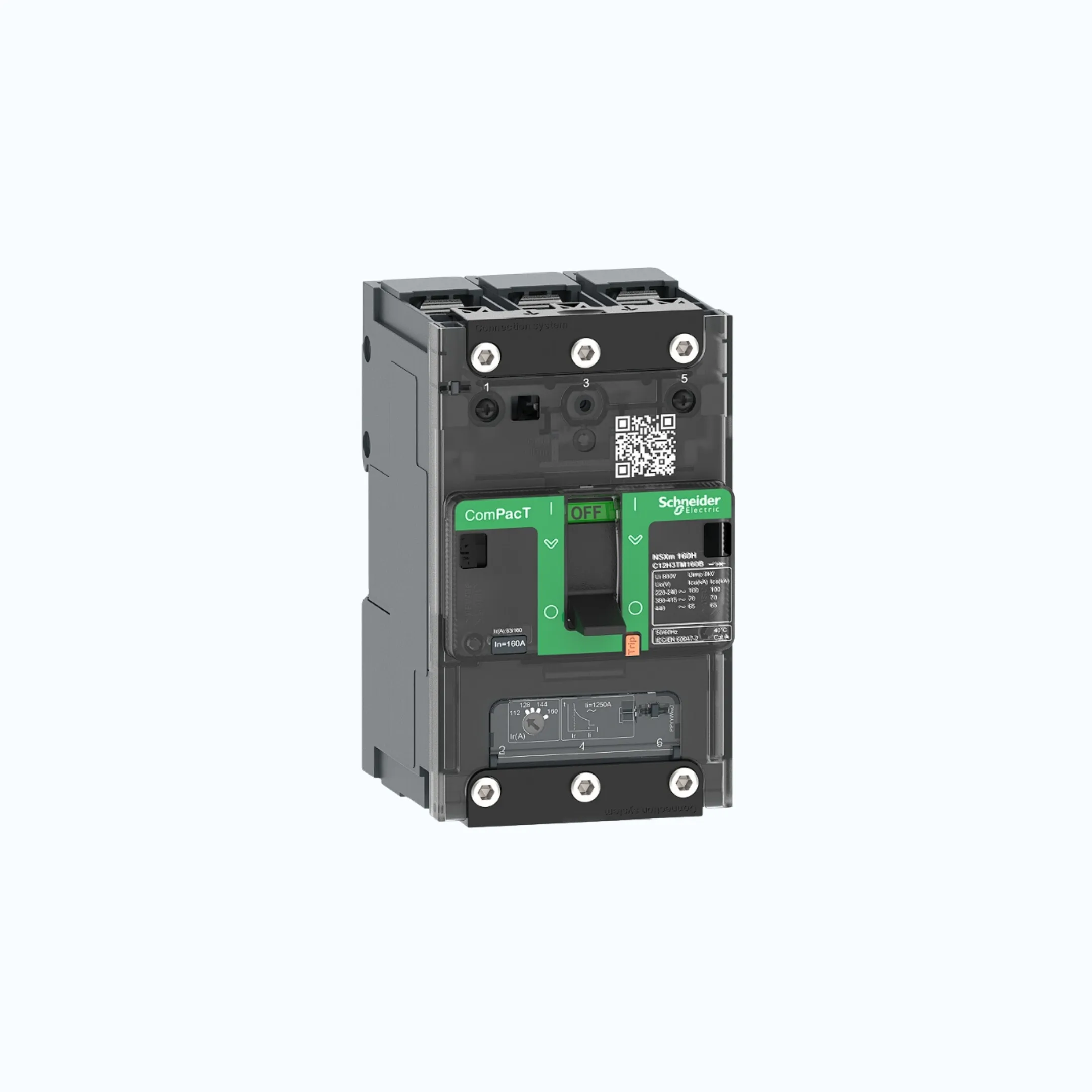 Schneider Busbar Connectors  3P- ComPacT NSXm dengan E (16 kA)-TM100D-C11E3TM100
