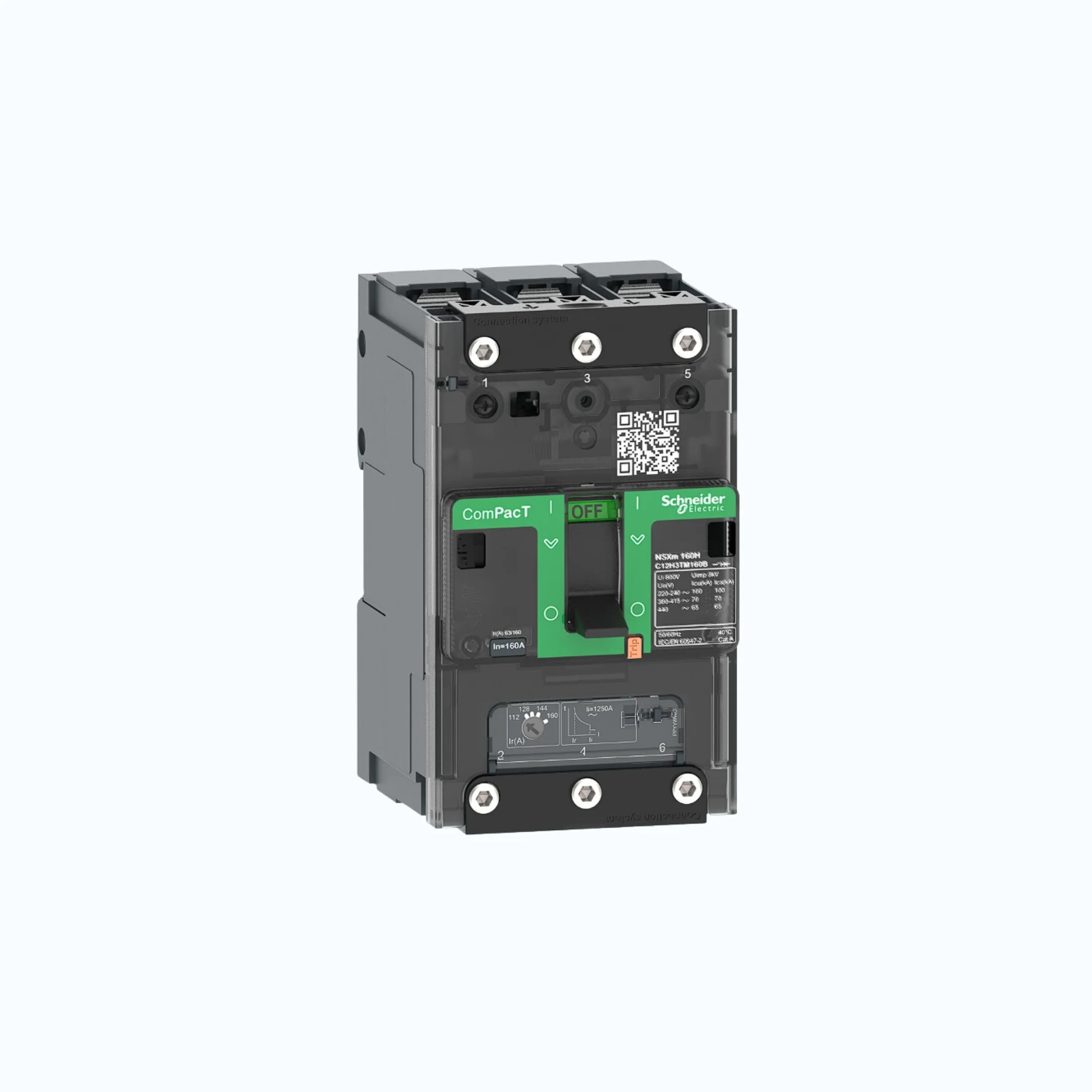 Schneider Busbar Connectors  3P- ComPacT NSXm dengan E (16 kA)-TM40D-C11E3TM040B