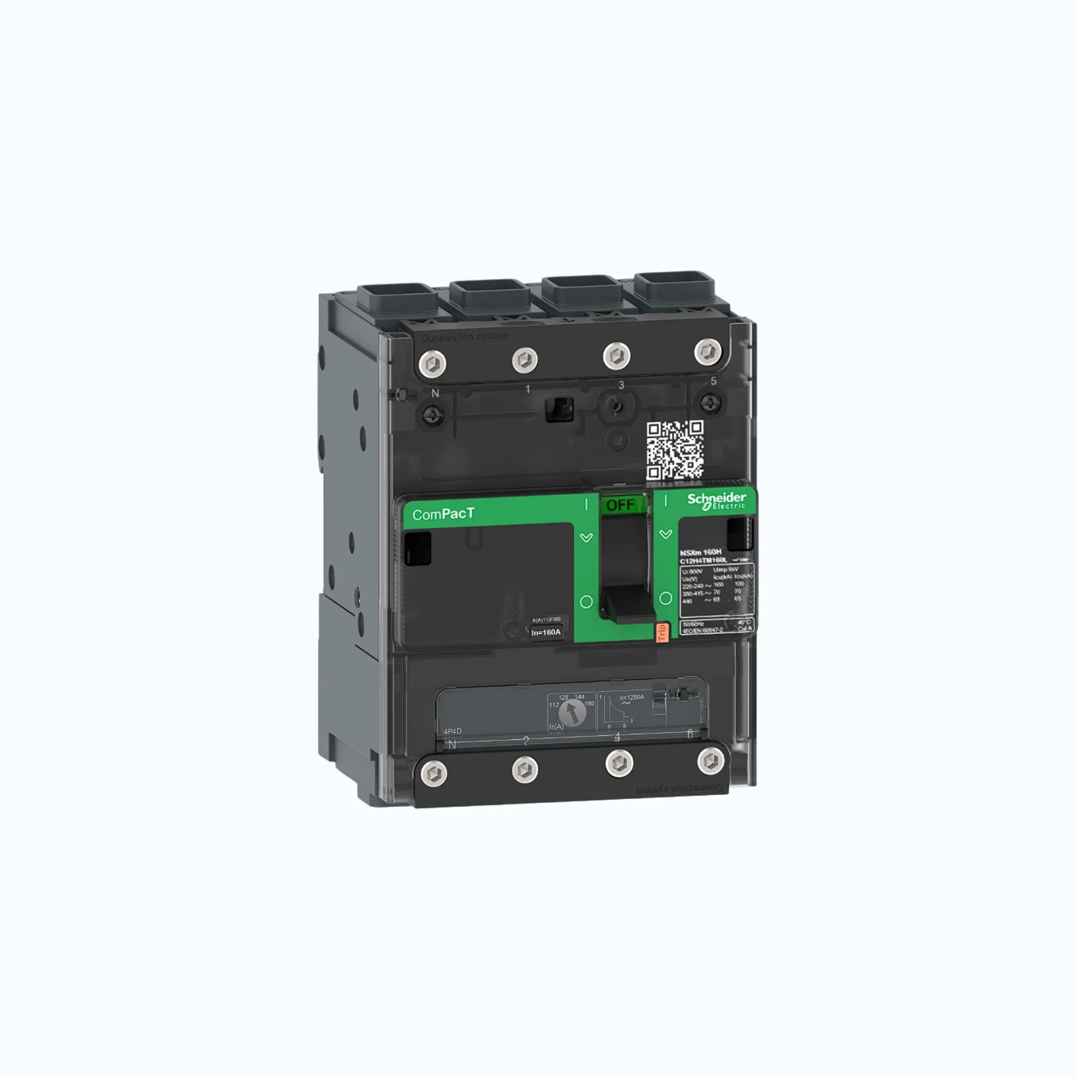 Schneider EverlinkTM Connectors  4P-ComPacT NSXm dengan E (16 kA) TM32D-C11E6TM0