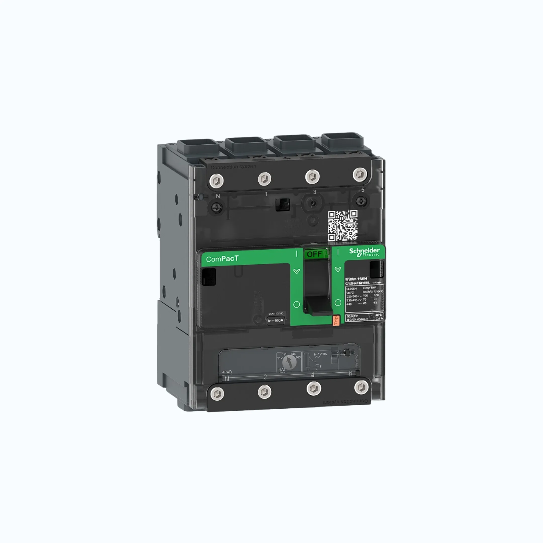 Schneider EverlinkTM Connectors  4P-ComPacT NSXm dengan E (16 kA) TM25D-C11E6TM0