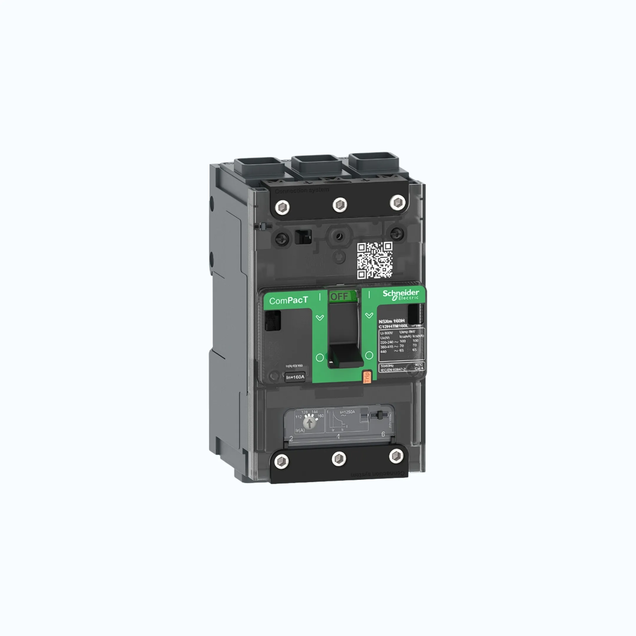Schneider EverlinkTM Connectors  3P-ComPacT NSXm dengan E (16 kA) TM40D- C11E3TM