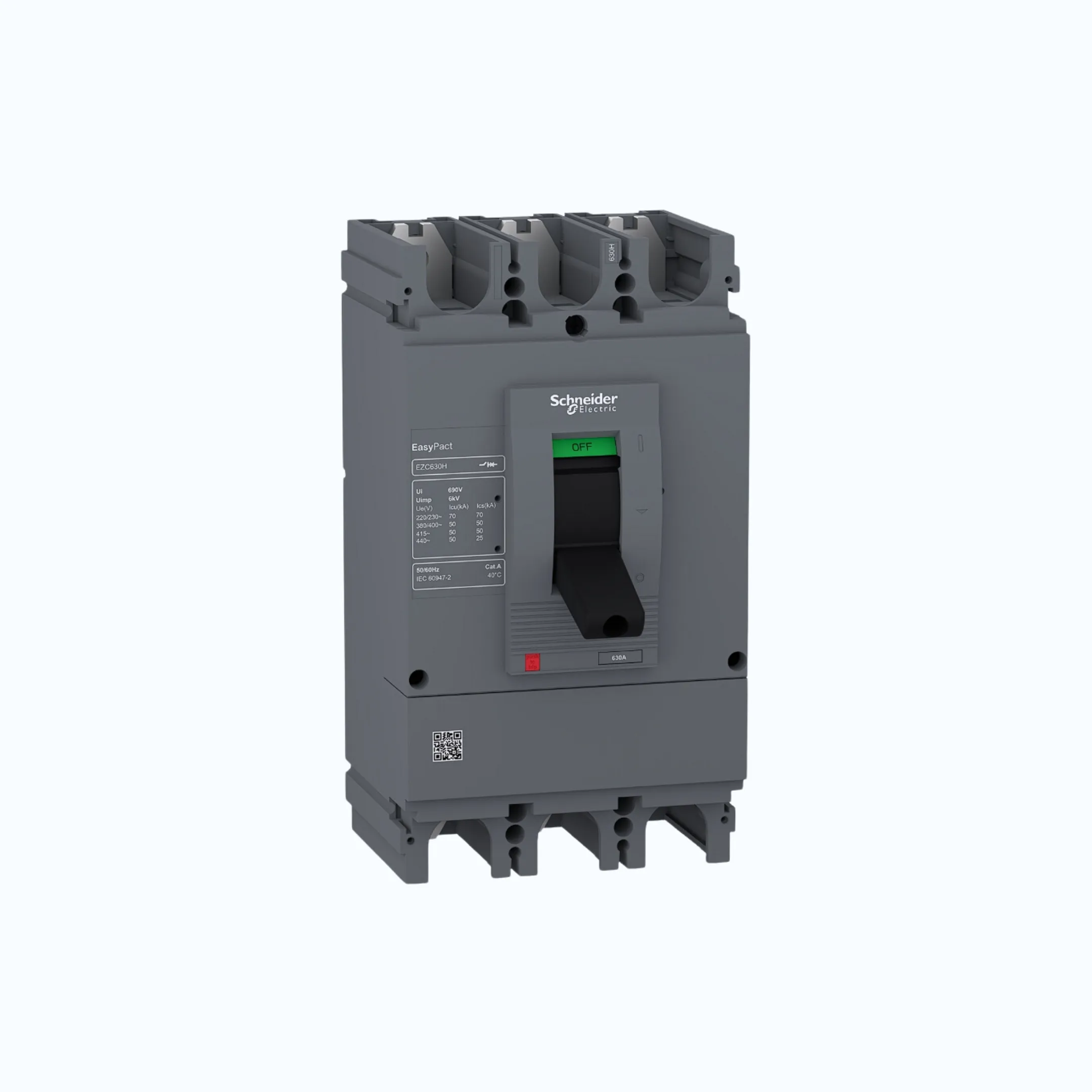 Schneider Easypact EZC630H (50 kA @415V AC)3P- EZC630H 630- EZC630H3630N