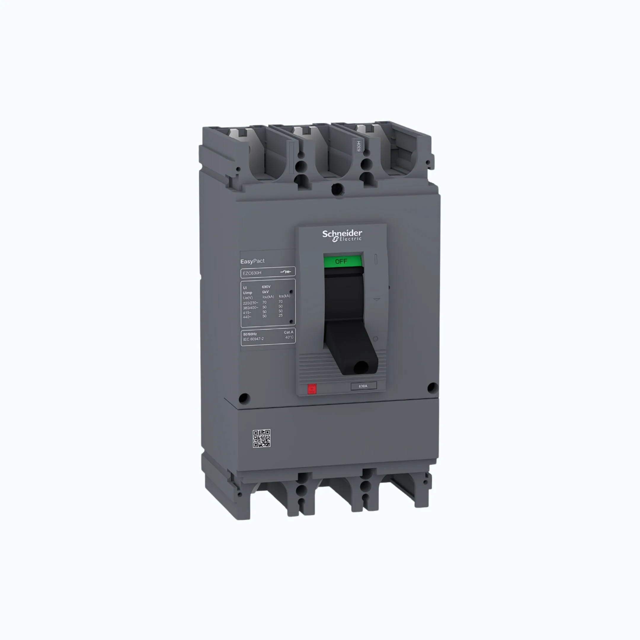 Schneider Easypact EZC630H (50 kA @415V AC)3P- EZC630H 500- EZC630H3500N