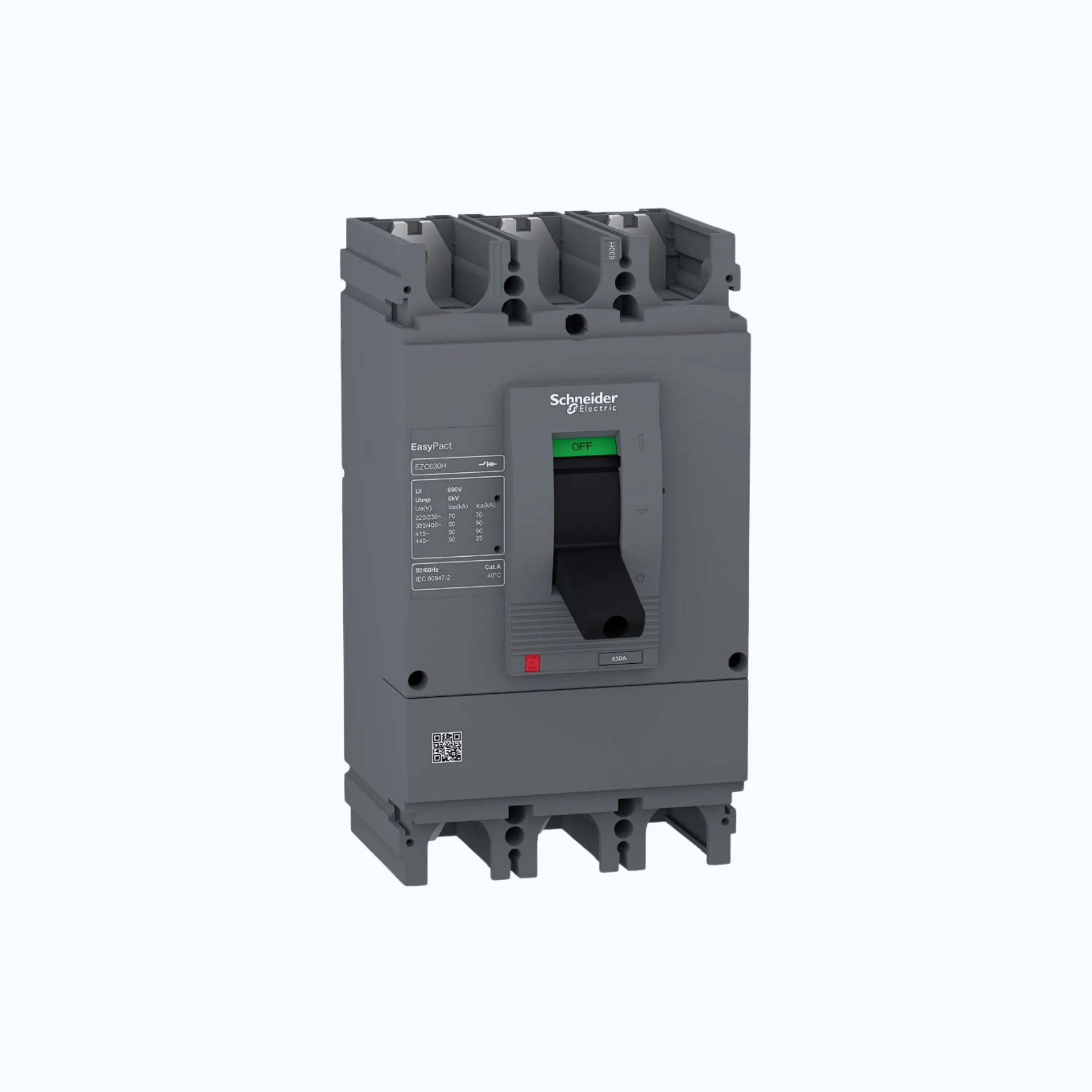 Schneider Easypact EZC630H (50 kA @415V AC)3P- EZC630H 600- EZC630H3600N