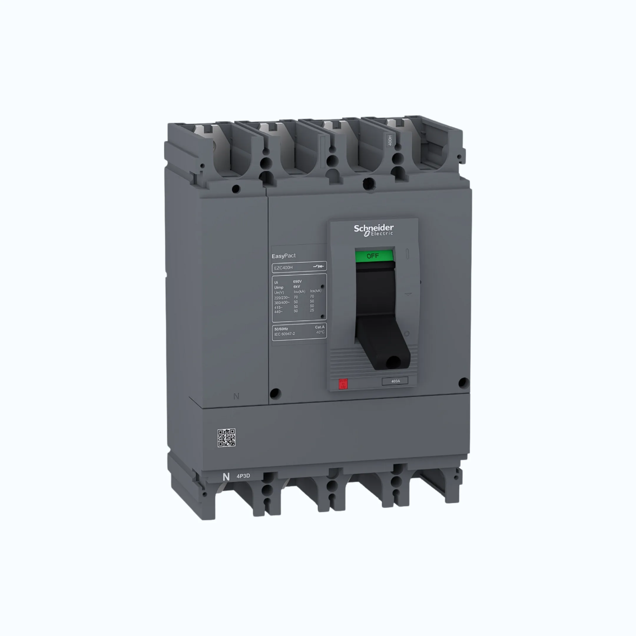 Schneider Easypact EZC400H (50 kA @415V AC)4P- EZC400H 350-EZC400H4350N