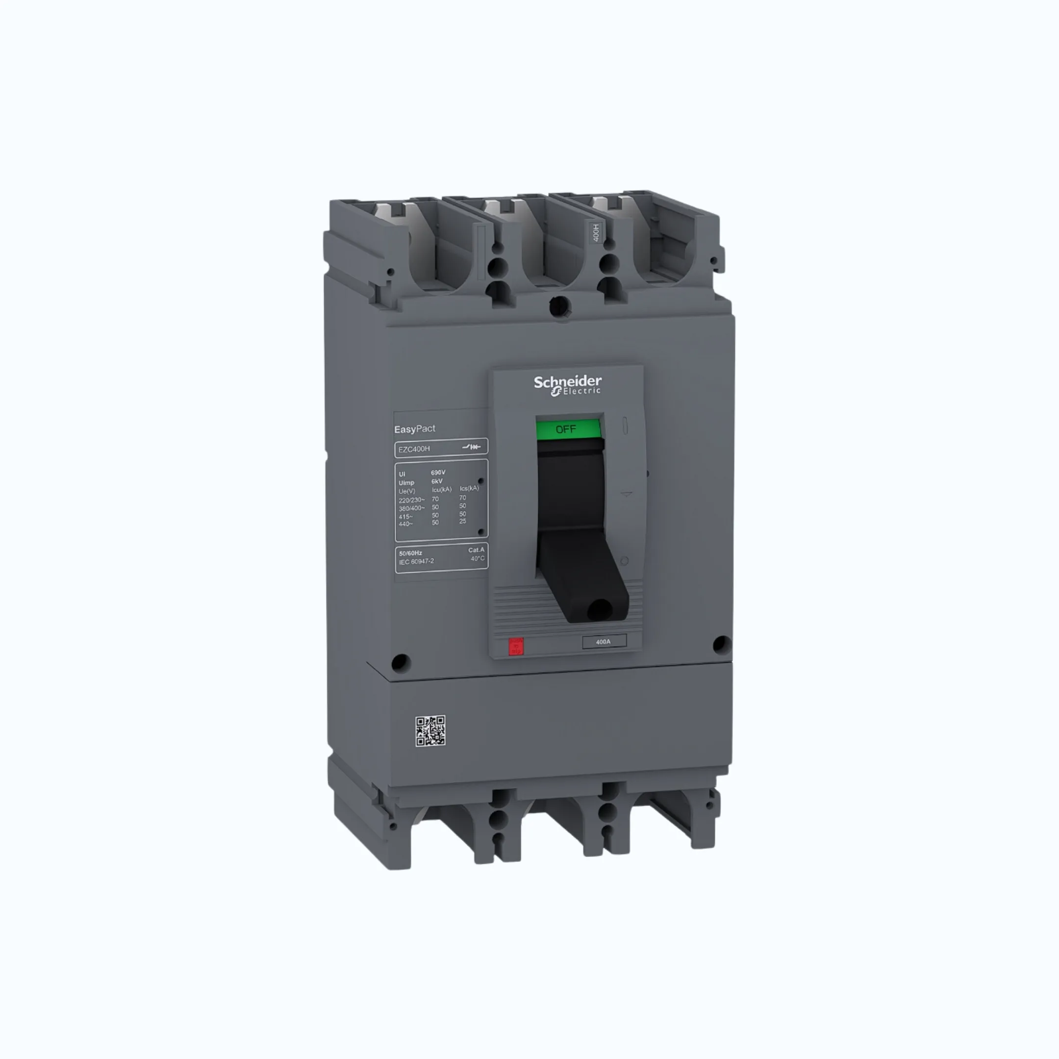 Schneider Easypact EZC400H (50 kA @415V AC)3P- EZC400H 400- EZC400H3400N