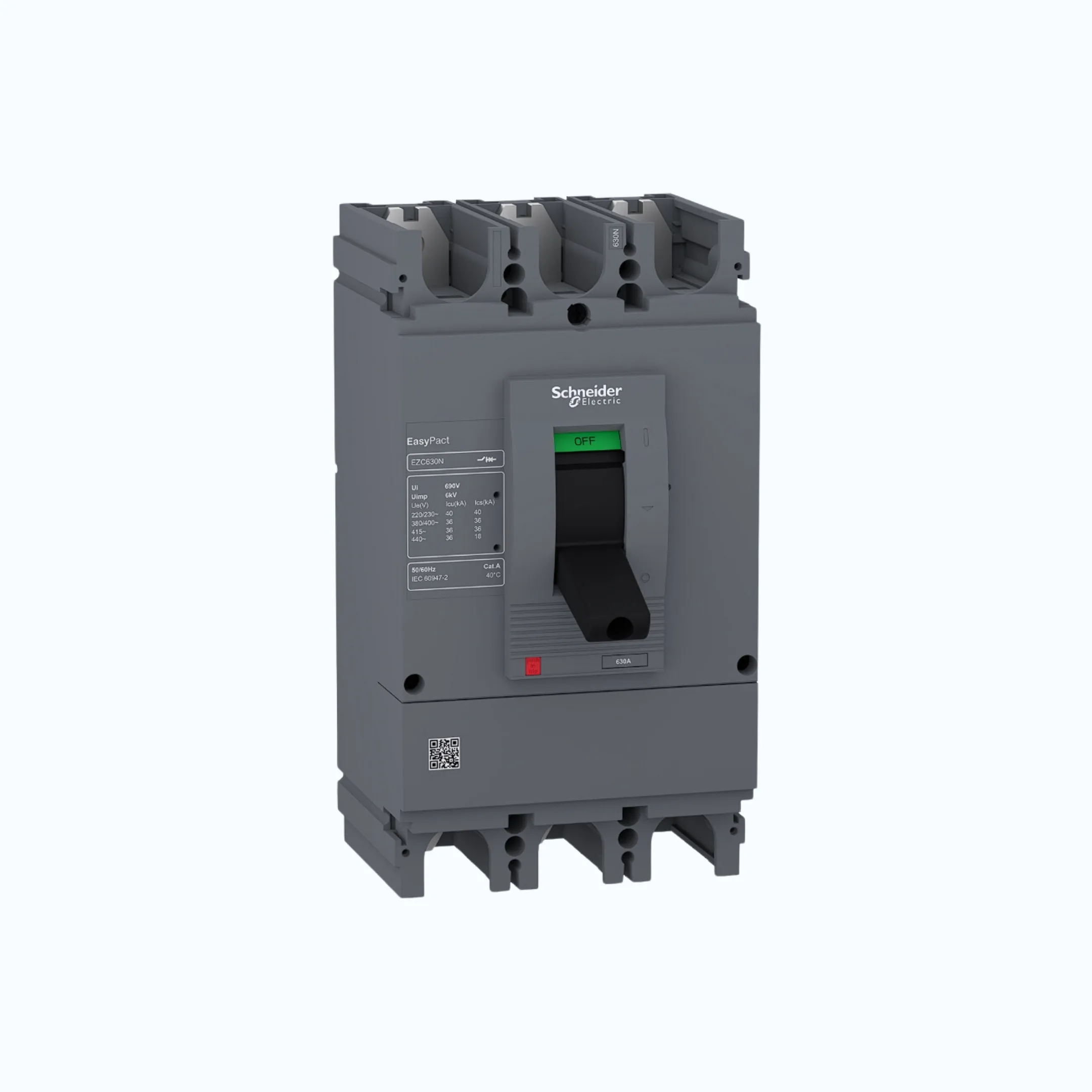 Schneider Easypact EZC630N (36 kA @415V AC)3P- EZC630N 630- EZC630N3630N