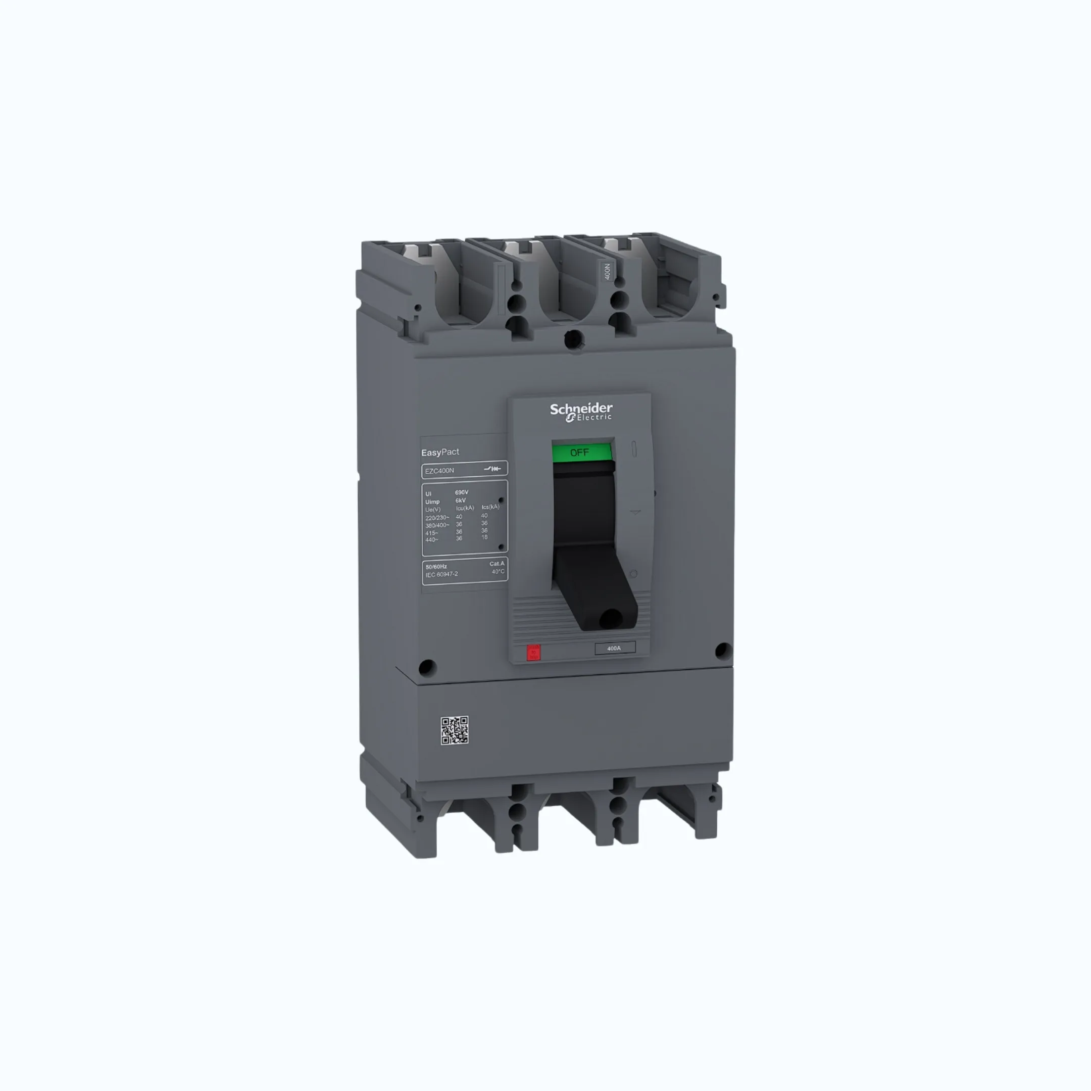 Schneider Easypact EZC400N (36 kA @415V AC)3P- EZC400N 400- EZC400N3400N