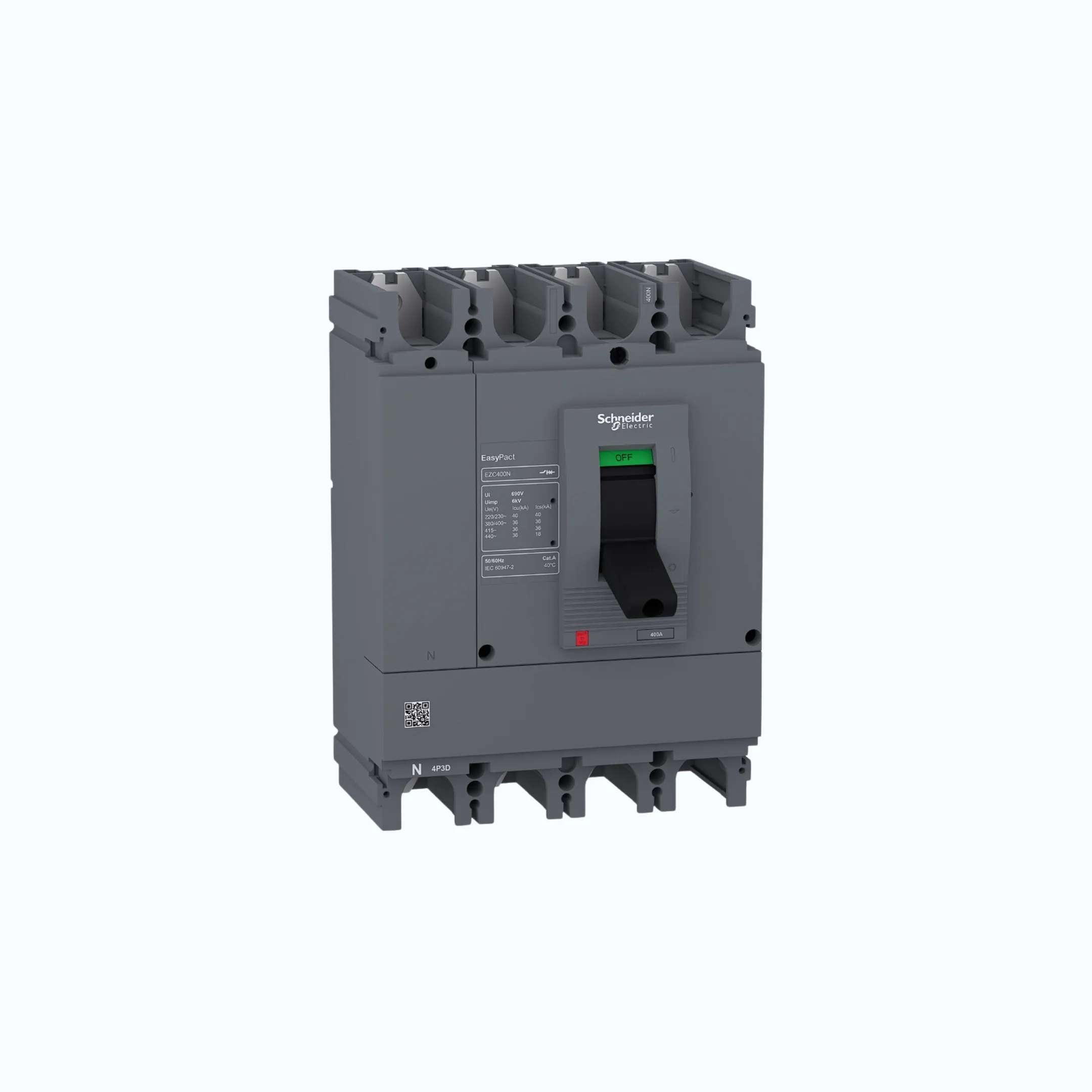 Schneider Easypact EZC400N (36 kA @415V AC)4P- EZC400N 320-EZC400N4320N