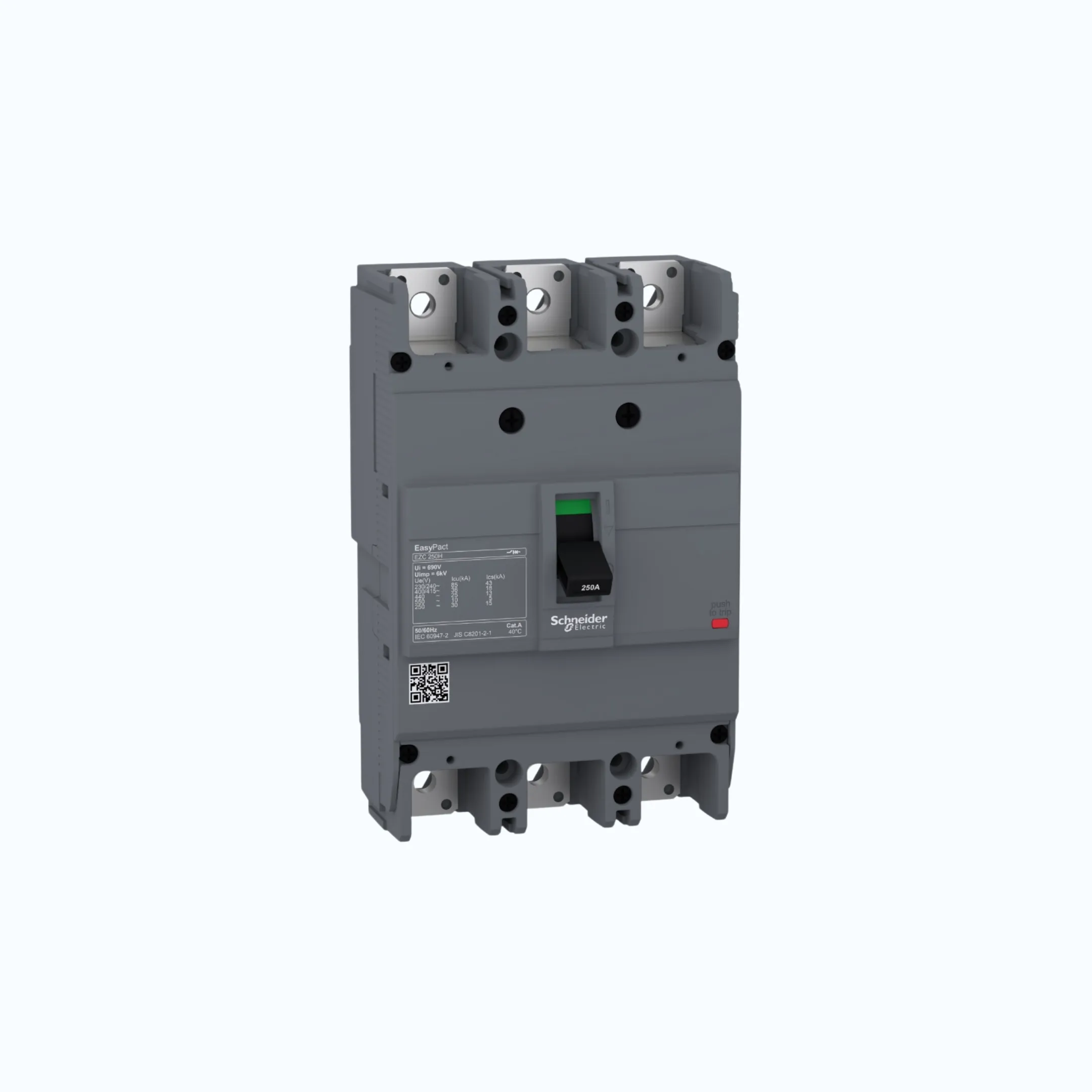 Schneider Easypact EZC250H (36 kA @415V AC / 30 kA @125V DC; 250V DC)3P - EZC250