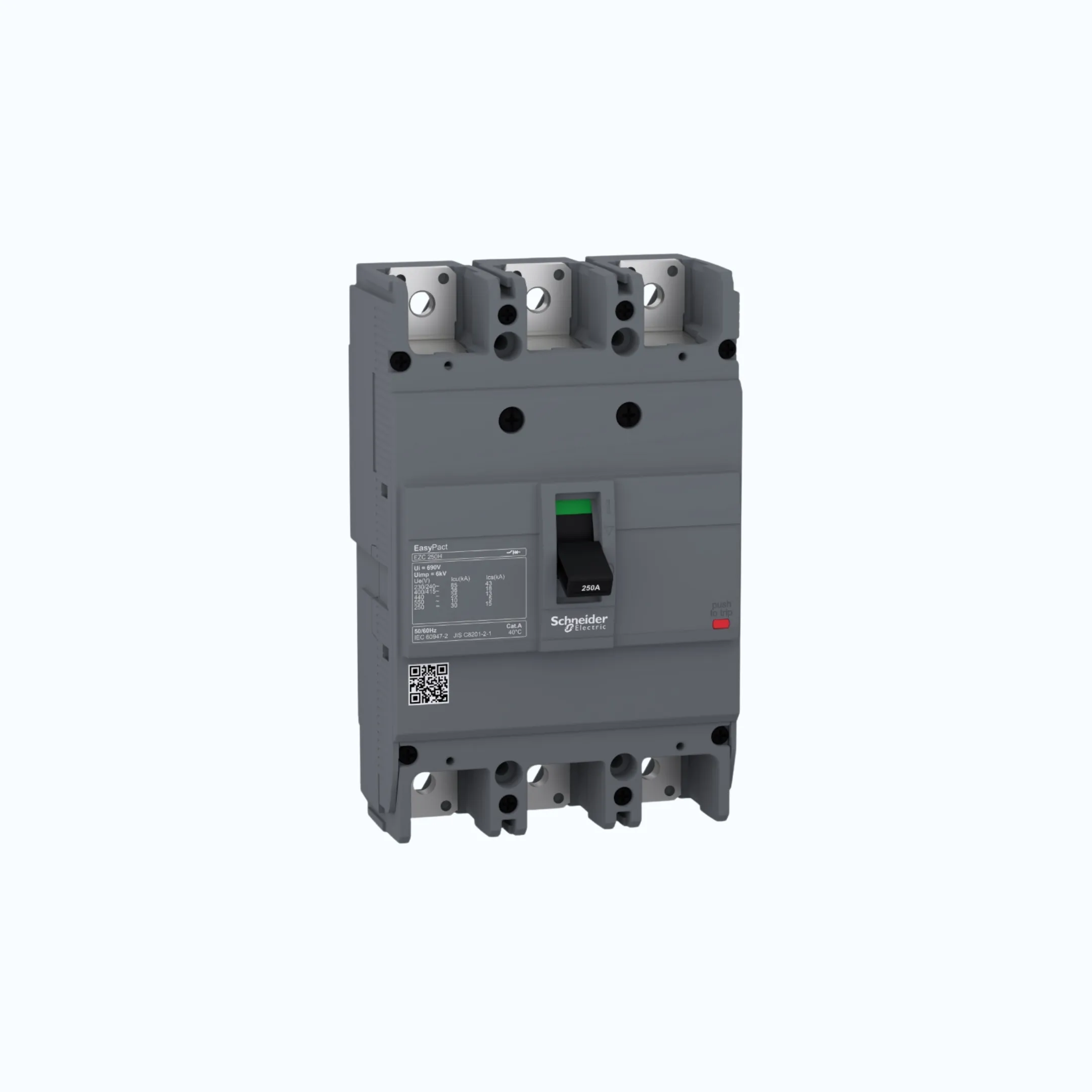 Schneider Easypact EZC250H (36 kA @415V AC / 30 kA @125V DC; 250V DC)3P - EZC250
