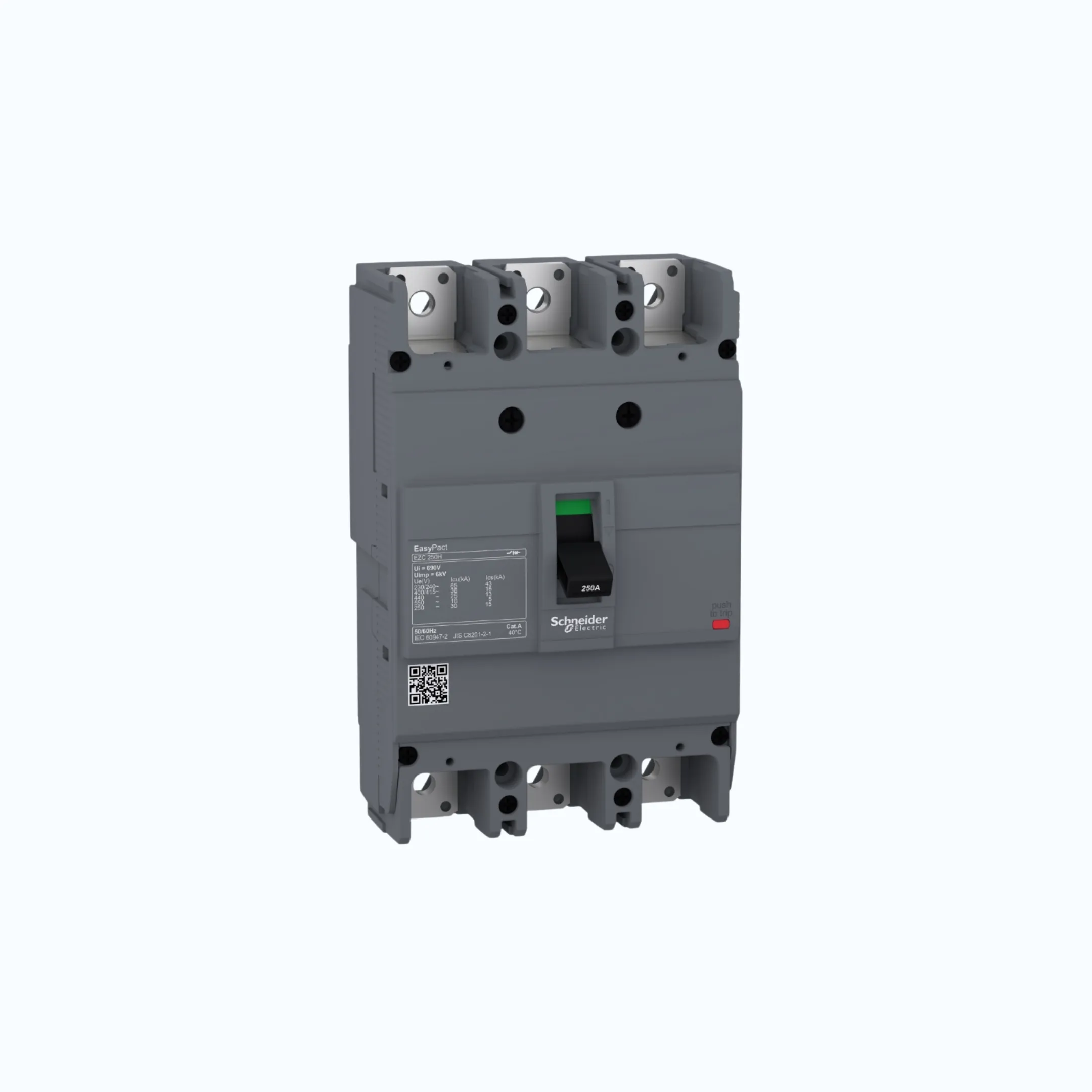 Schneider Easypact EZC250H (36 kA @415V AC / 30 kA @125V DC; 250V DC)3P - EZC250