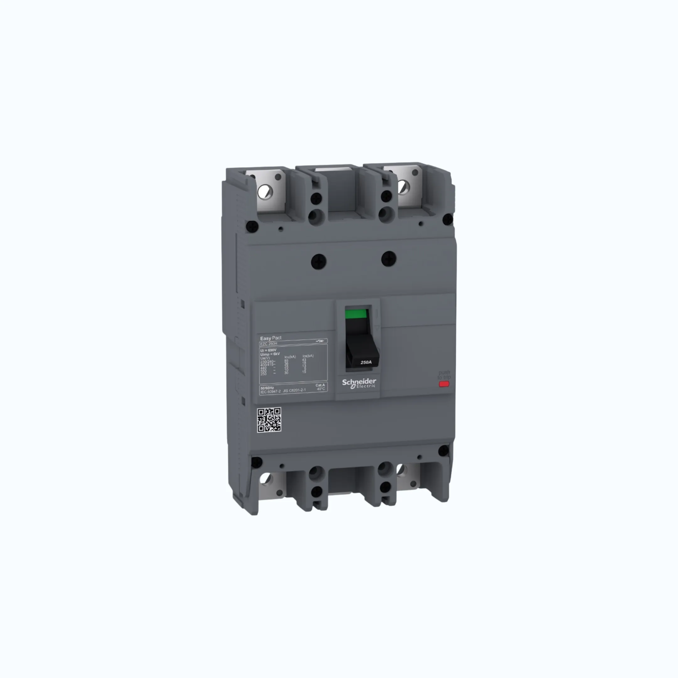 Schneider Easypact EZC250H (36 kA @415V AC / 30 kA @125V DC; 250V DC)2P - EZC250