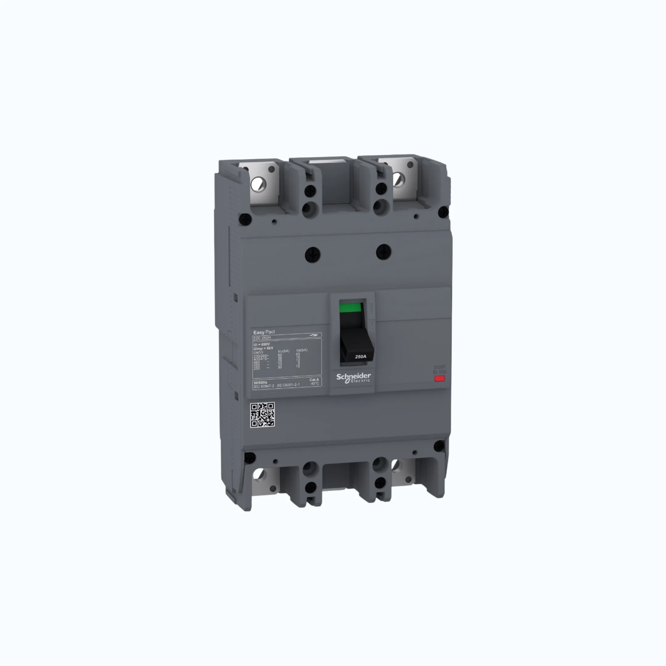 Schneider Easypact EZC250H (36 kA @415V AC / 30 kA @125V DC; 250V DC)2P - EZC250