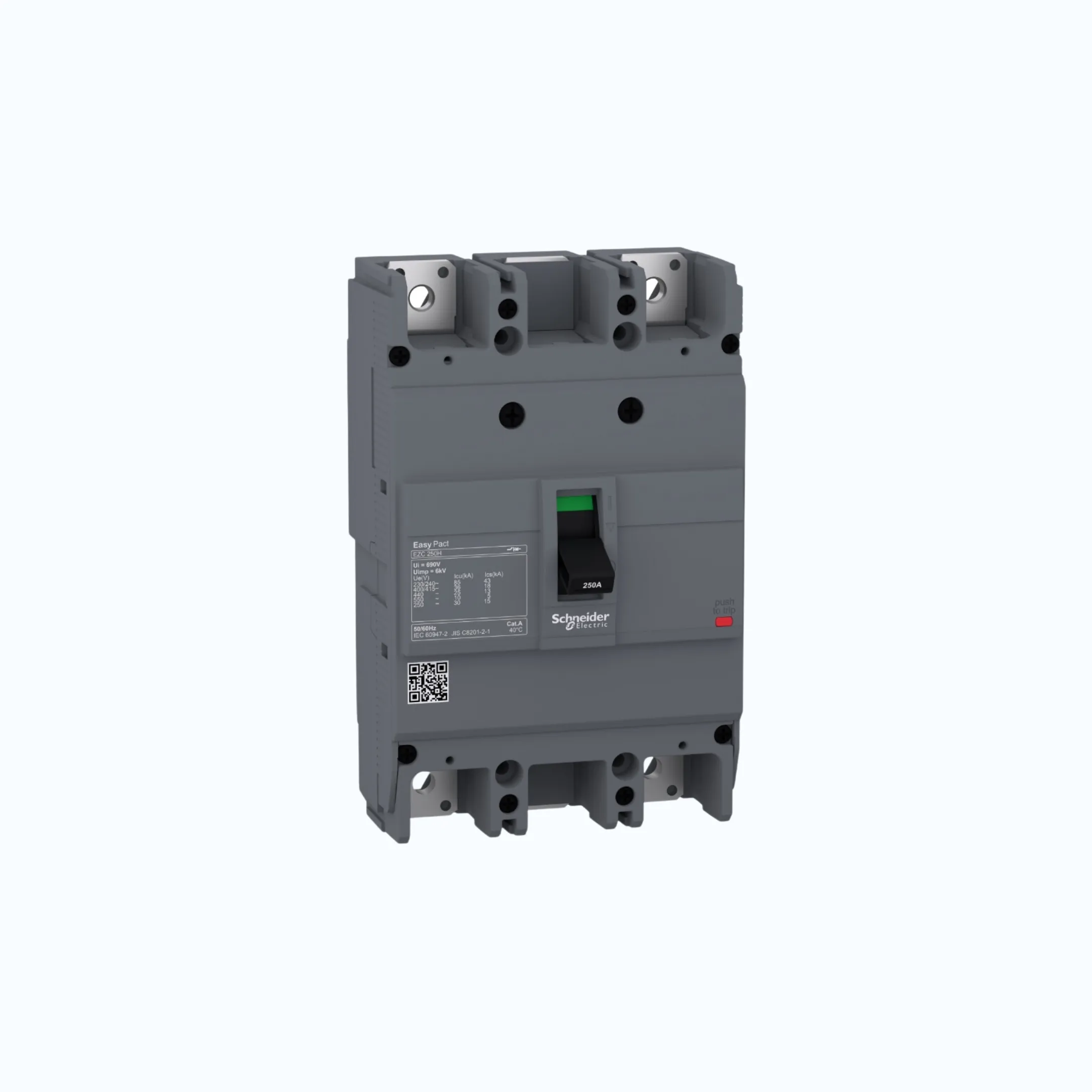Schneider Easypact EZC250H (36 kA @415V AC / 30 kA @125V DC; 250V DC)2P - EZC250
