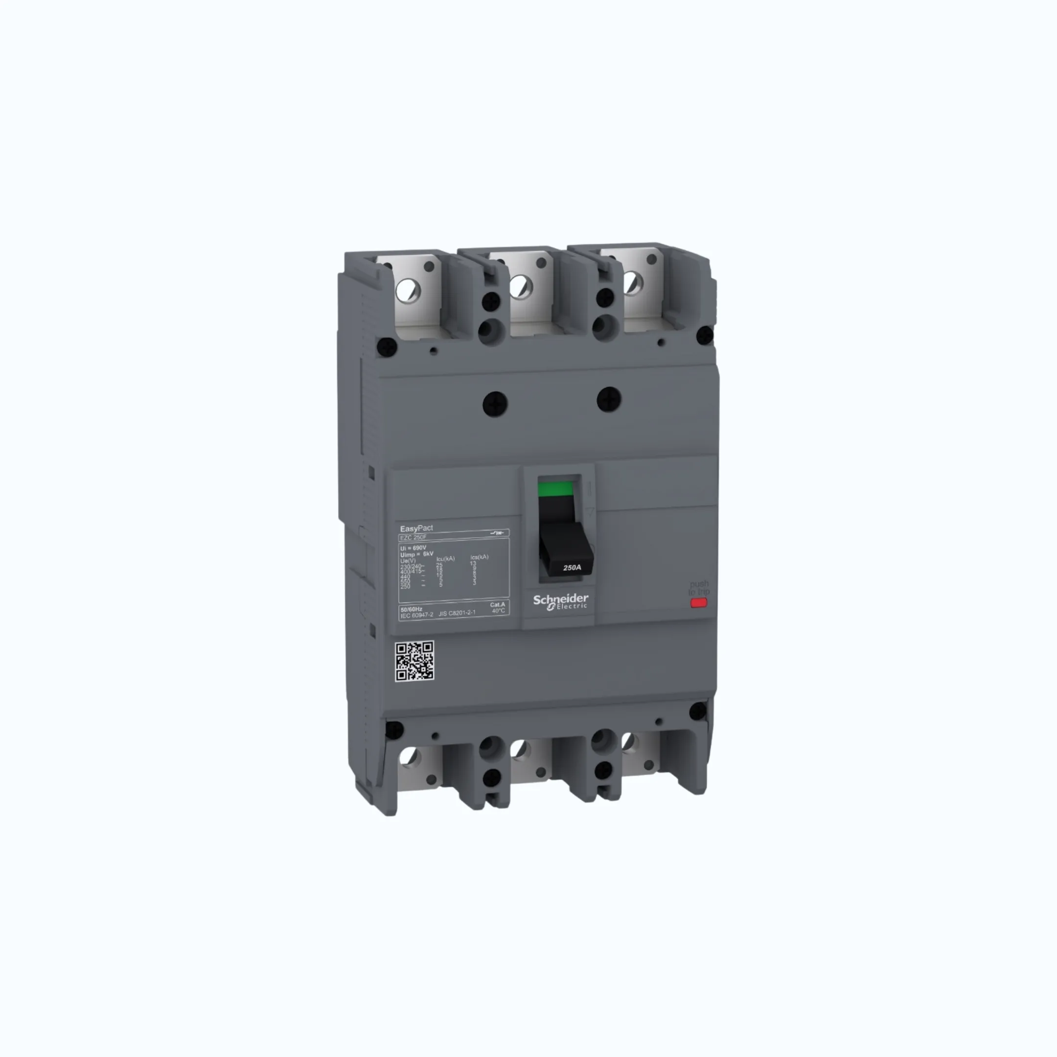 Schneider Easypact EZC250F (18 kA @415V AC / 5 kA @125V DC; 250V DC) 3P- EZC250F