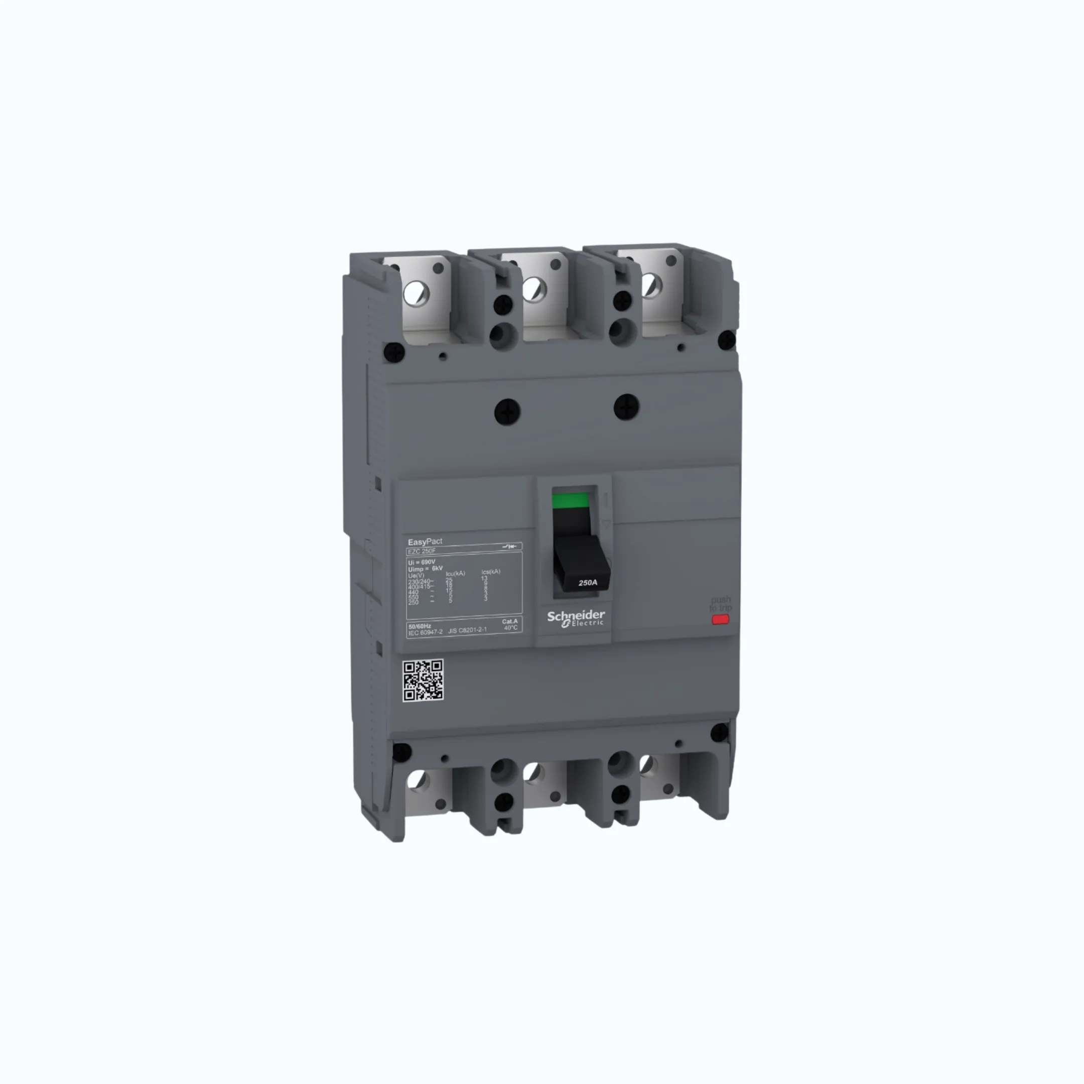 Schneider Easypact EZC250F (18 kA @415V AC / 5 kA @125V DC; 250V DC) 3P- EZC250F