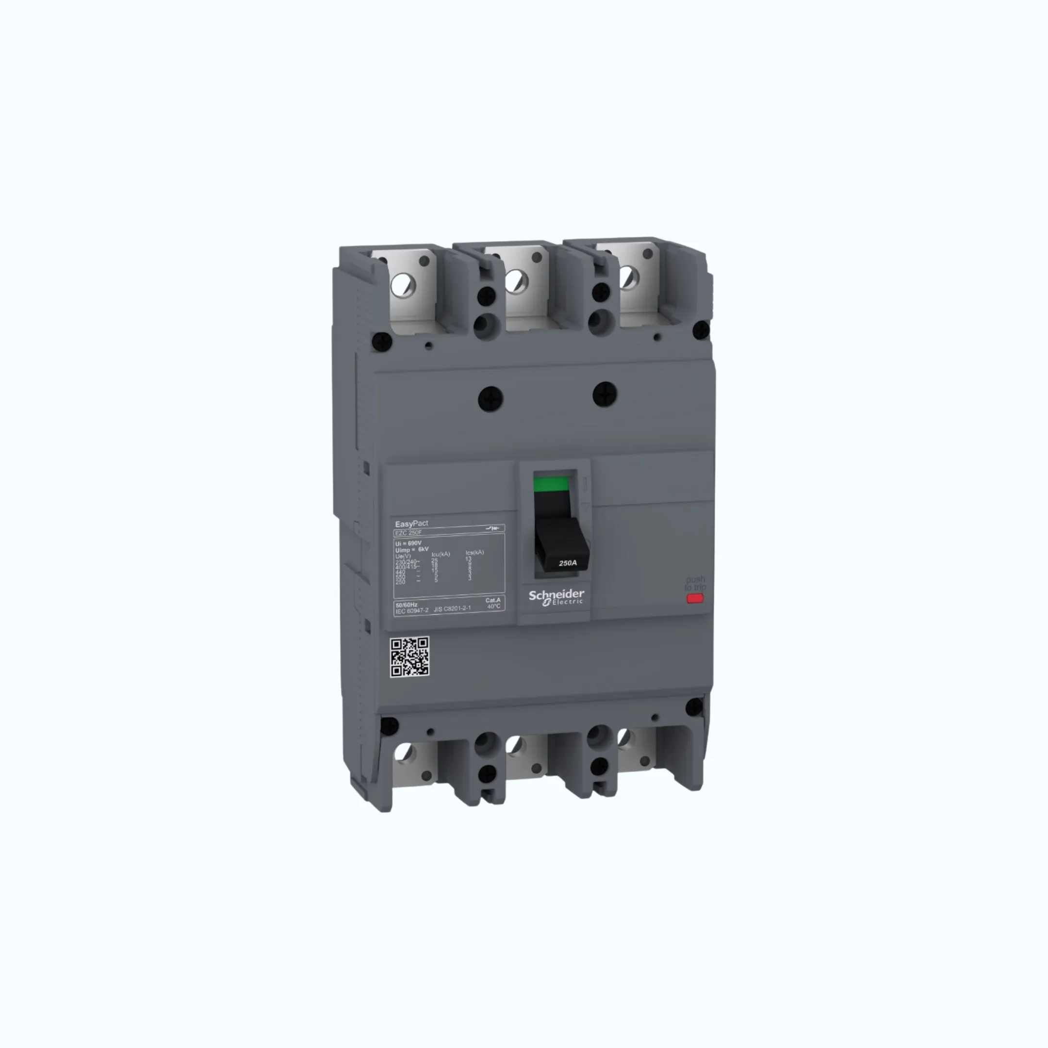 Schneider Easypact EZC250F (18 kA @415V AC / 5 kA @125V DC; 250V DC) 3P- EZC250F