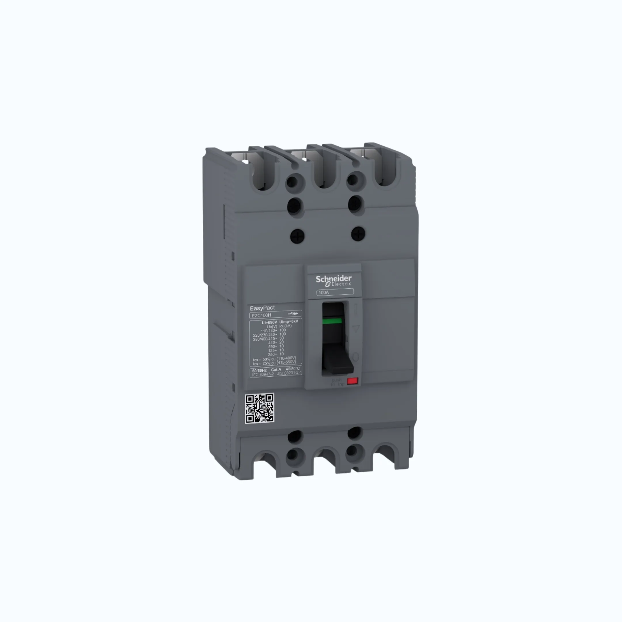 Schneider Easypact EZC100H (30 kA @415V AC / 10 kA @125V DC; 250V DC) 3P- EZC100