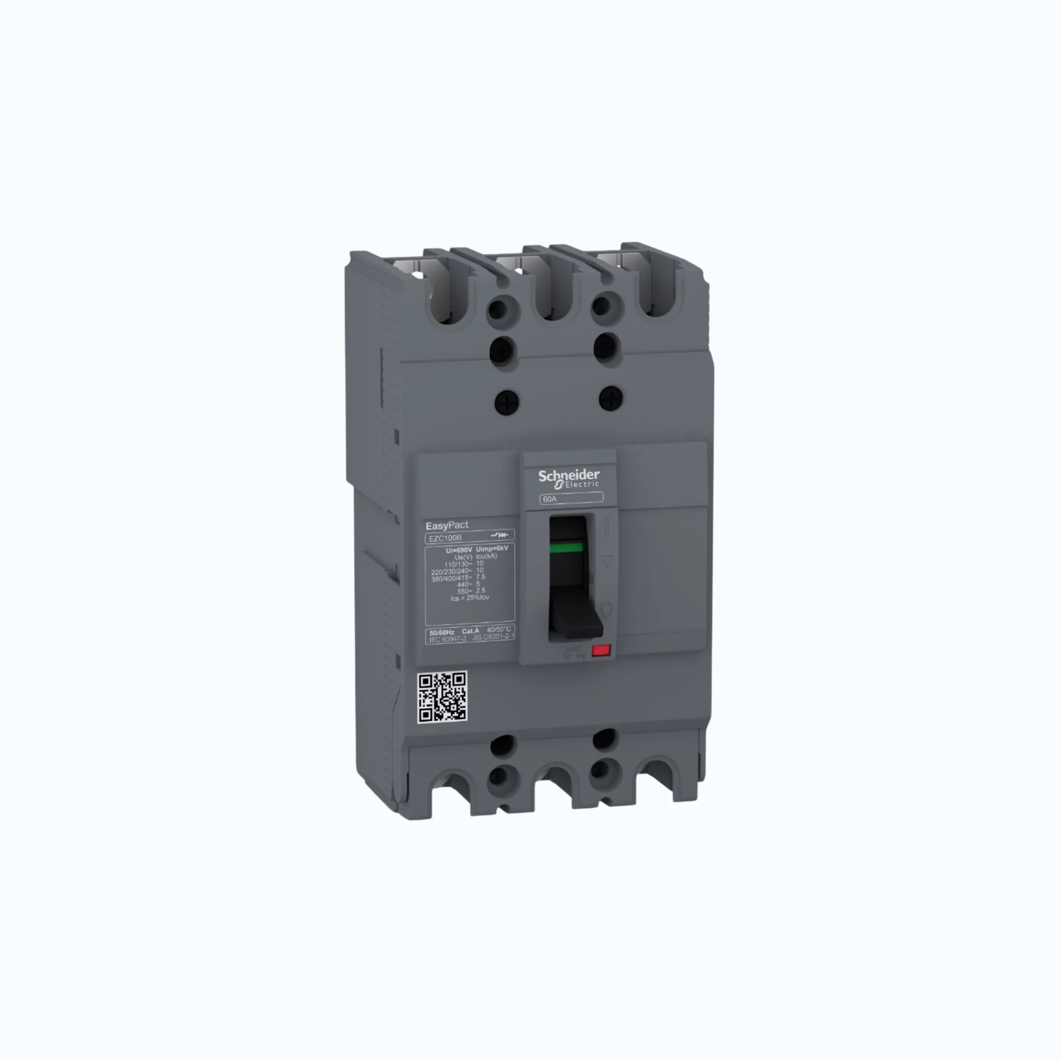 Schneider Easypact EZC100F (10 kA @415V AC) 3P- EZC100F 100- EZC100F3100