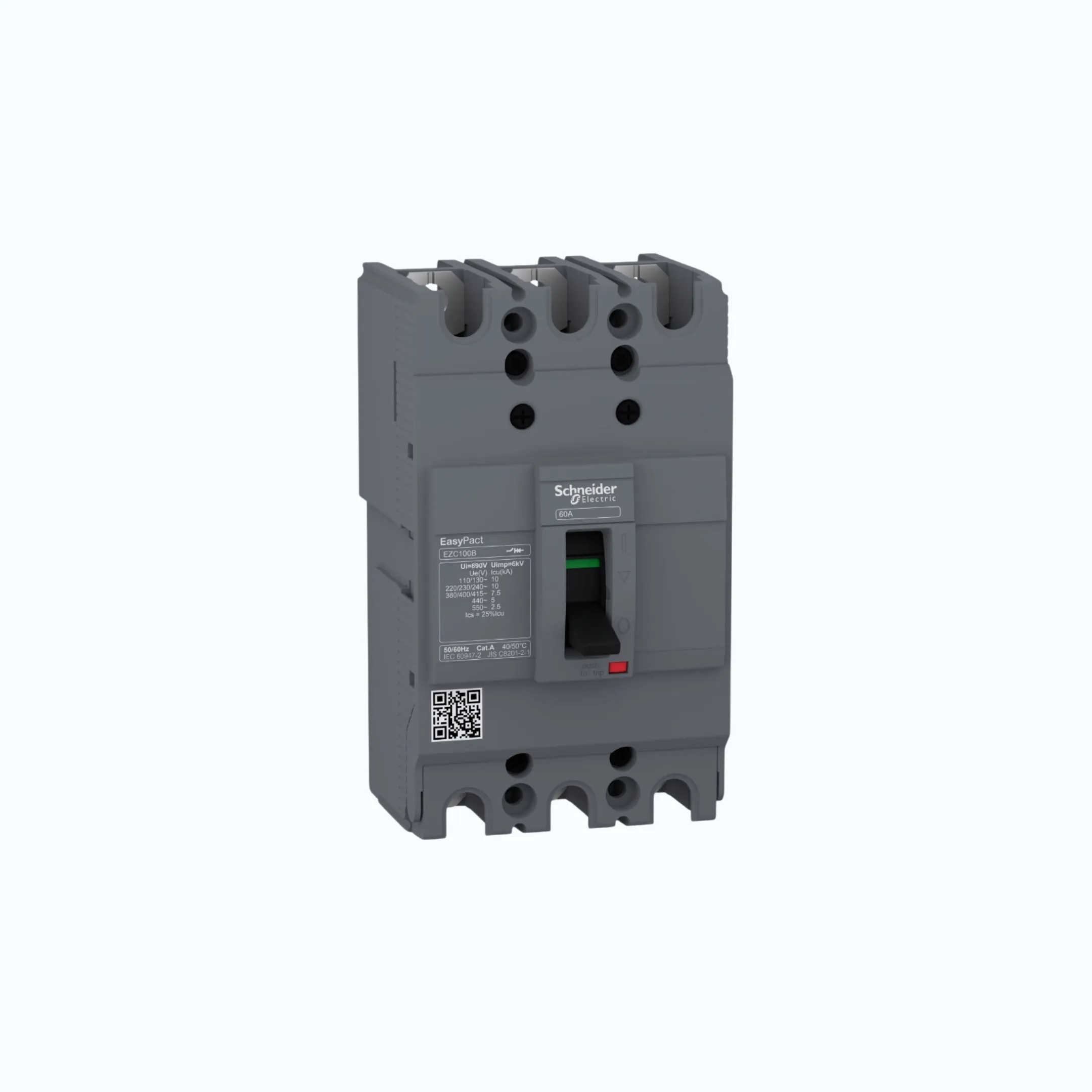 Schneider Easypact EZC100F (10 kA @415V AC) 3P- EZC100F 25- EZC100F3025