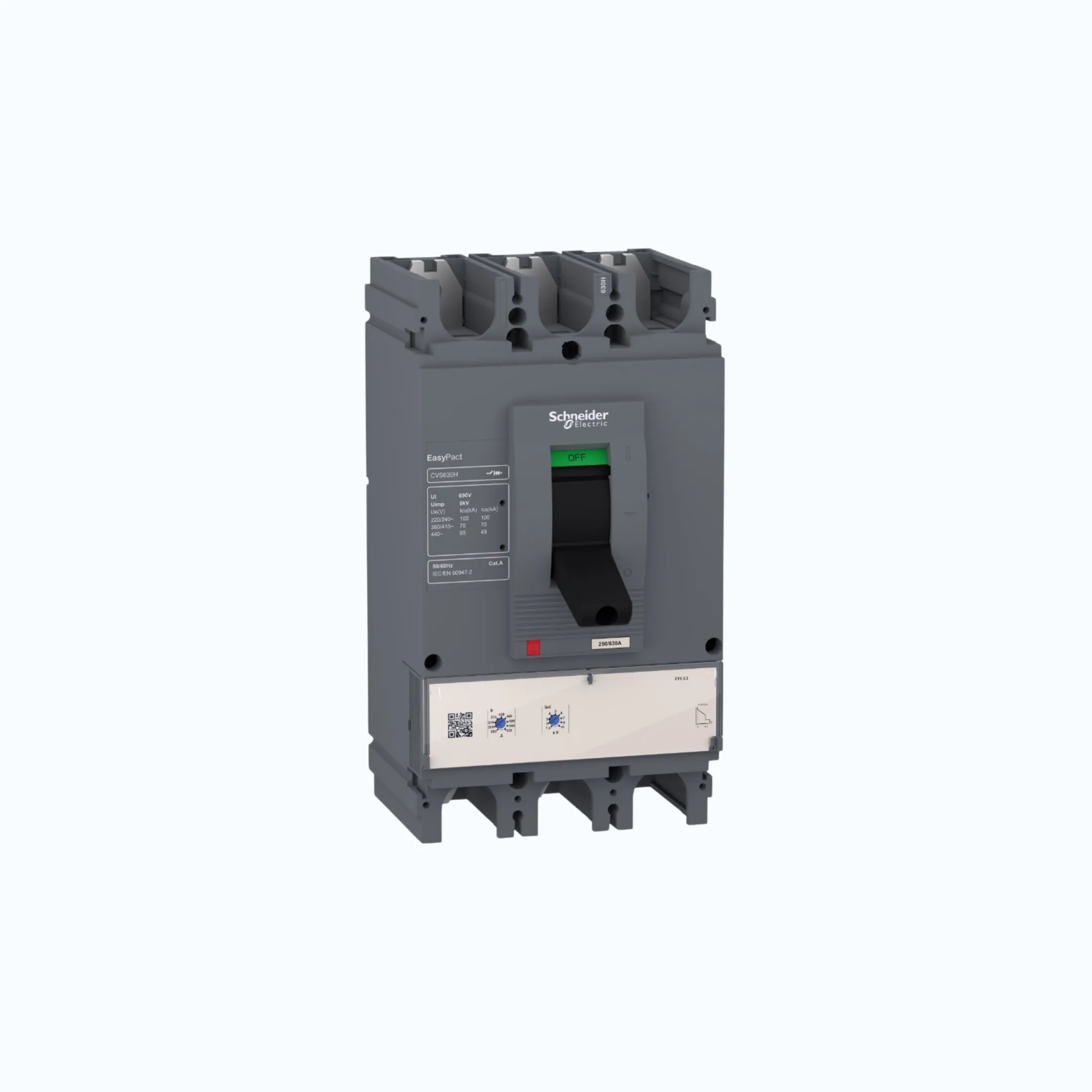 Schneider Easypact CVS400-630 H (70 kA) 3P- ETS 400 200-400 2-10 ln- LV540515