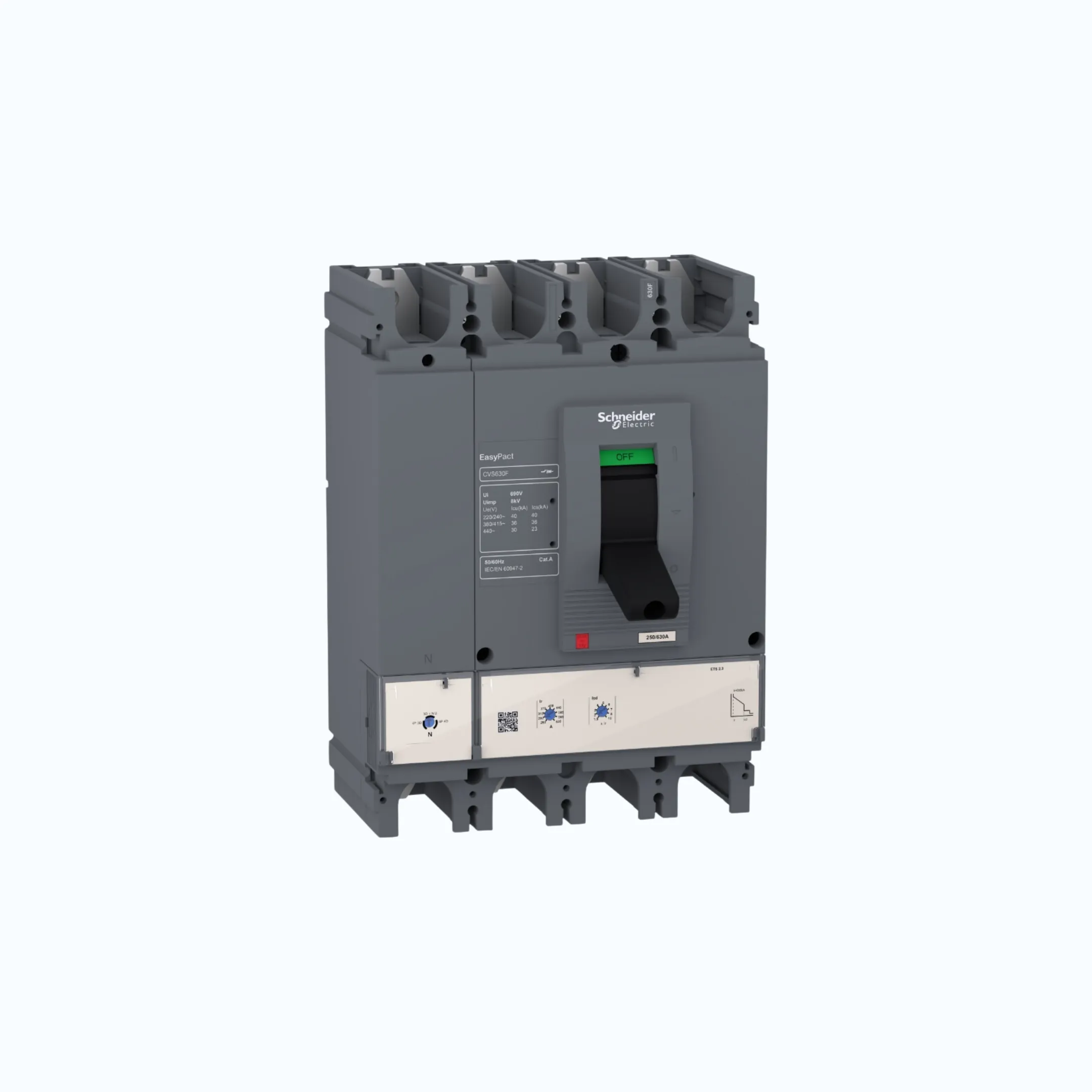 Schneider Easypact CVS400-600 F(36 kA) 4P- ETS 630 315-630 2-10 ln-LV563506