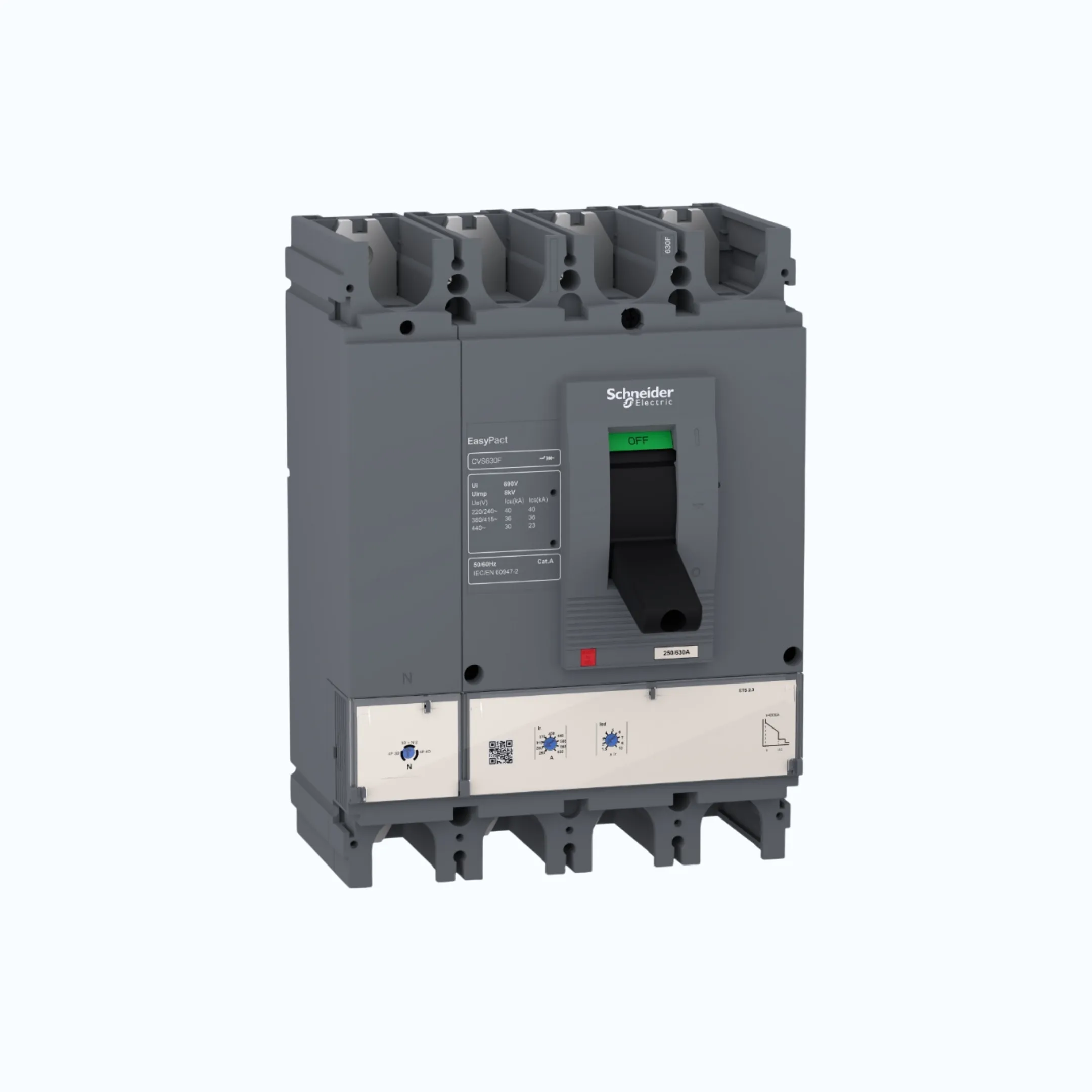 Schneider Easypact CVS400-600 F(36 kA) 4P- ETS 400 200-400 2-10 ln-LV540506