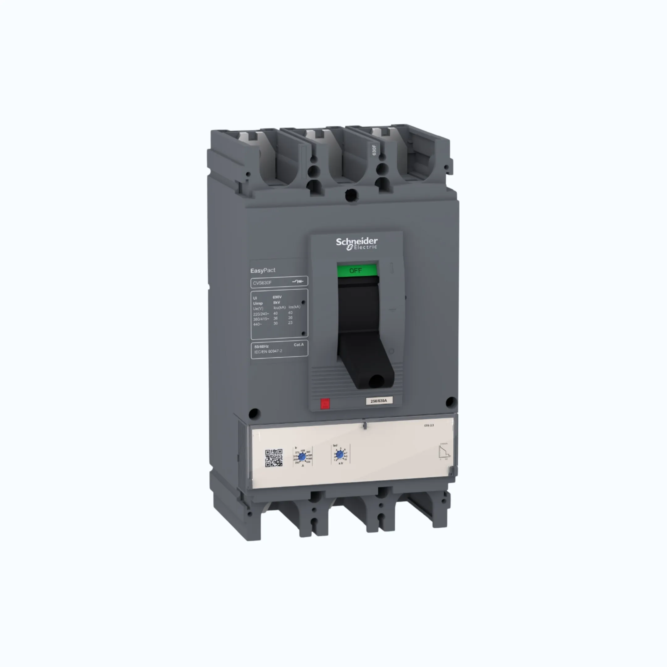 Schneider Easypact CVS400-600 F(36 kA) 3P- ETS 630 315-630 2-10 ln- LV563505