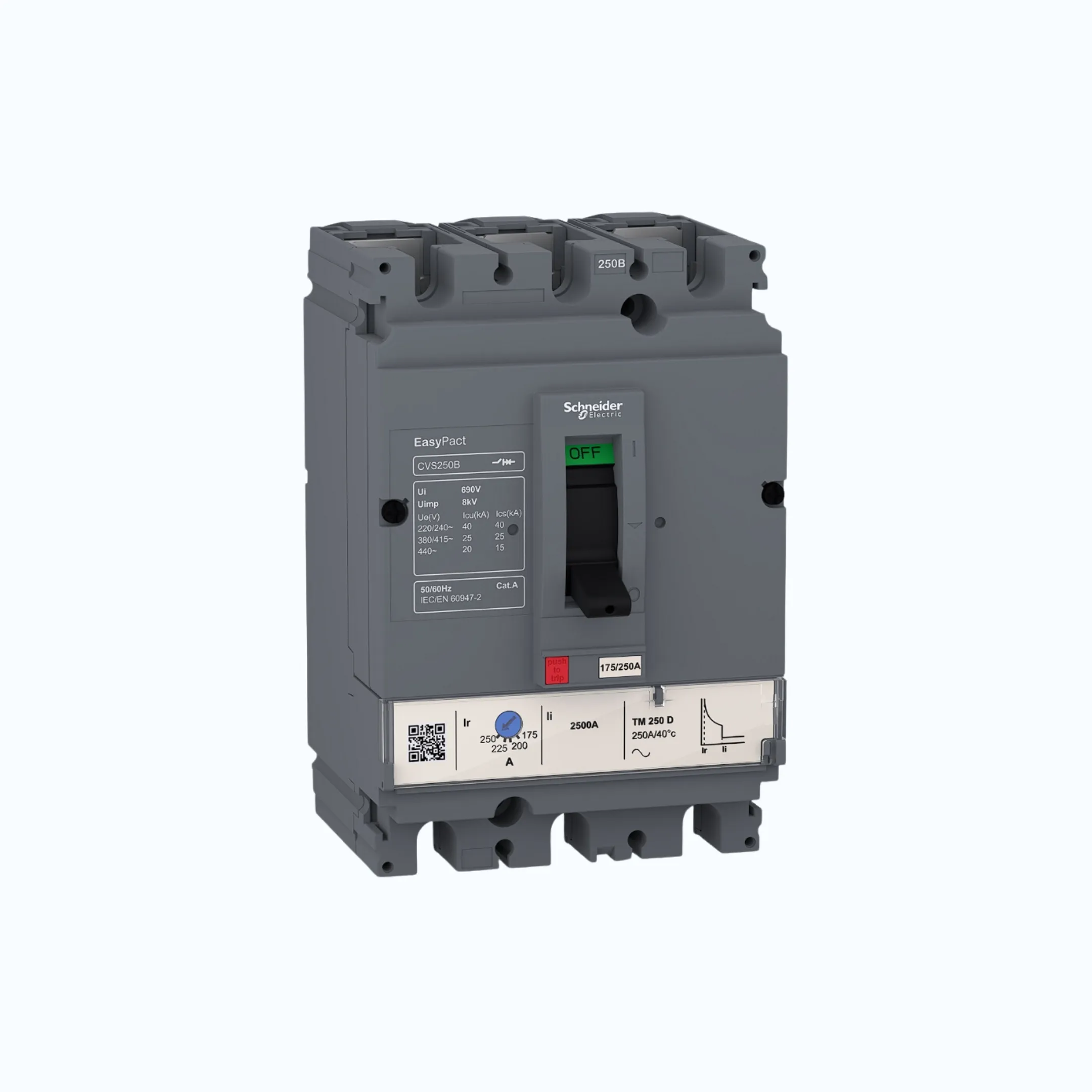 Schneider Easypact CVS100-250 B (25 kA) 3P- TM25D 17.5-25 300- LV510301
